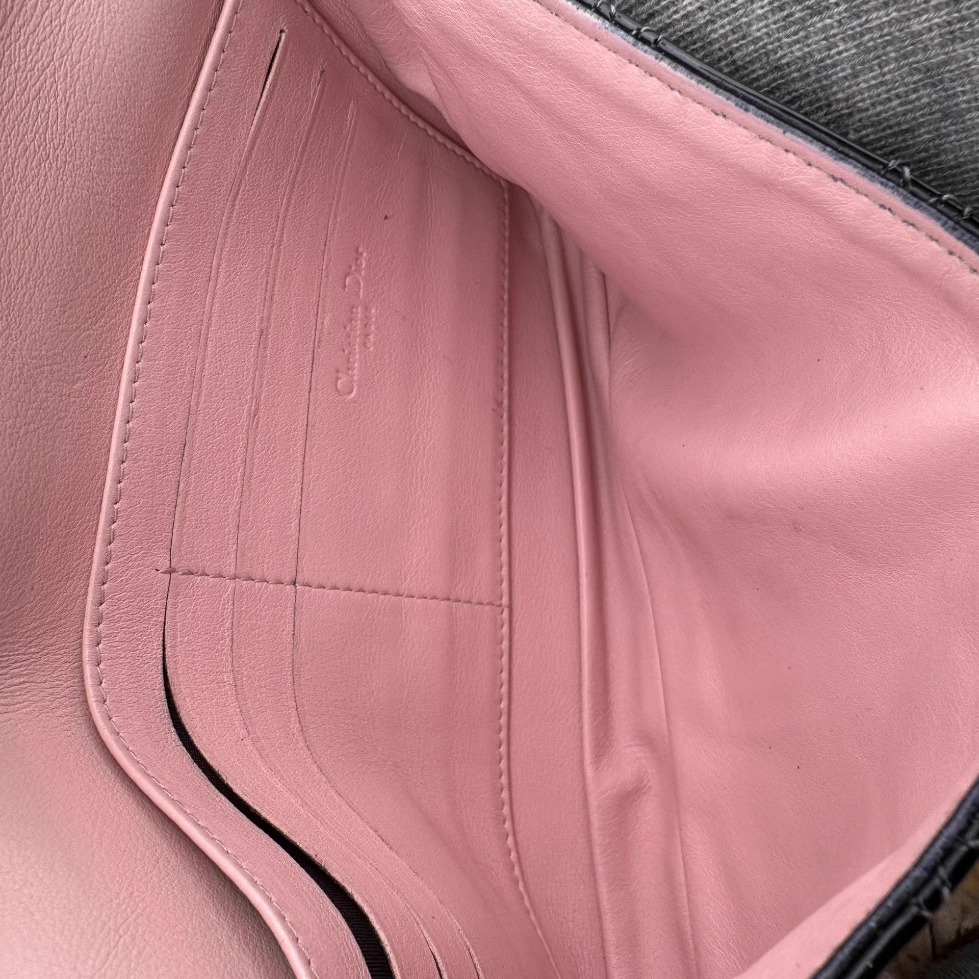 Dior Dior patent leather women's envelope bag Ｑ27 Size ONE SIZE - 9 Thumbnail