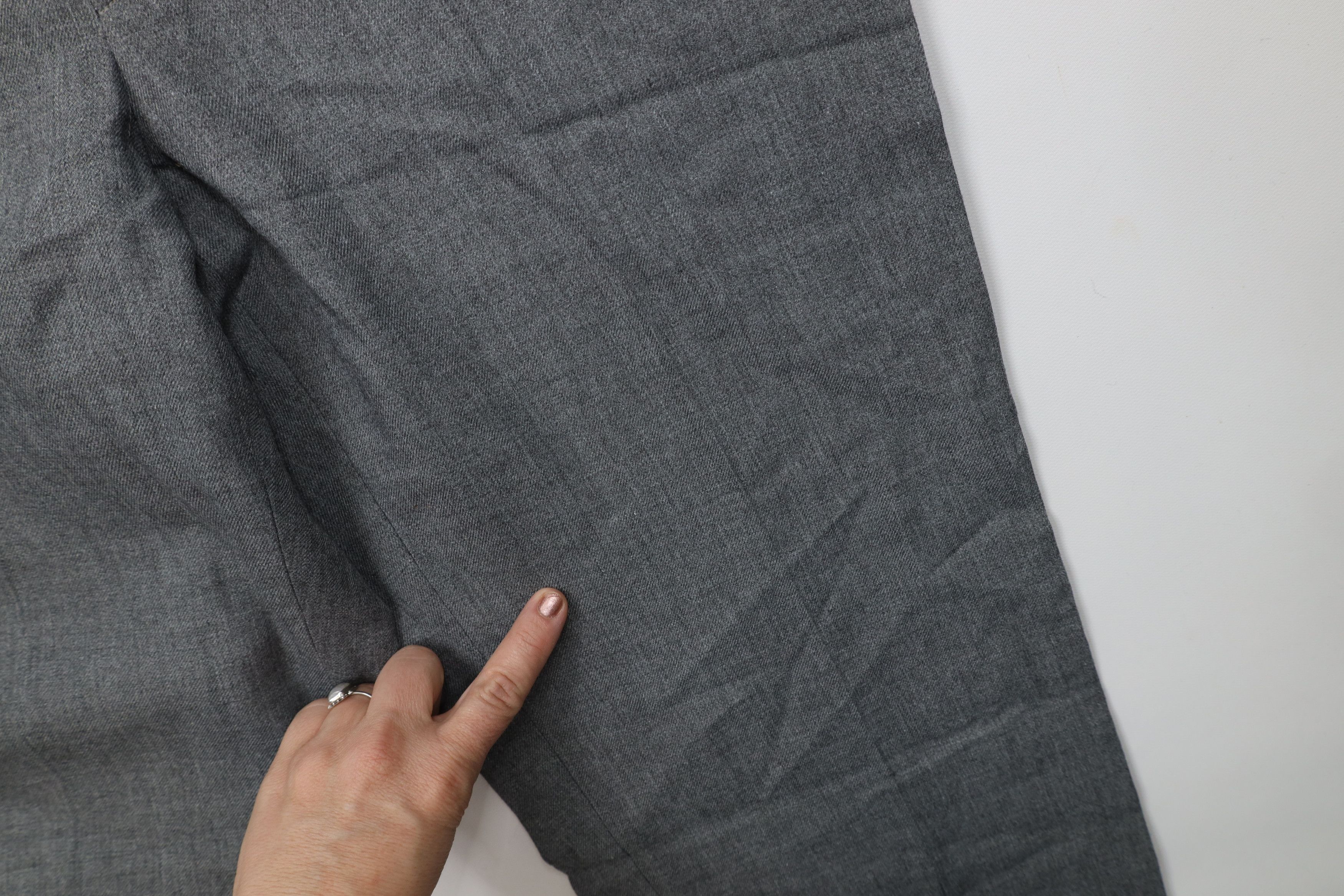 Vintage Vintage 90s Streetwear Wide Leg Chino Pants Heather Gray Size US 34 / EU 50 - 6 Thumbnail