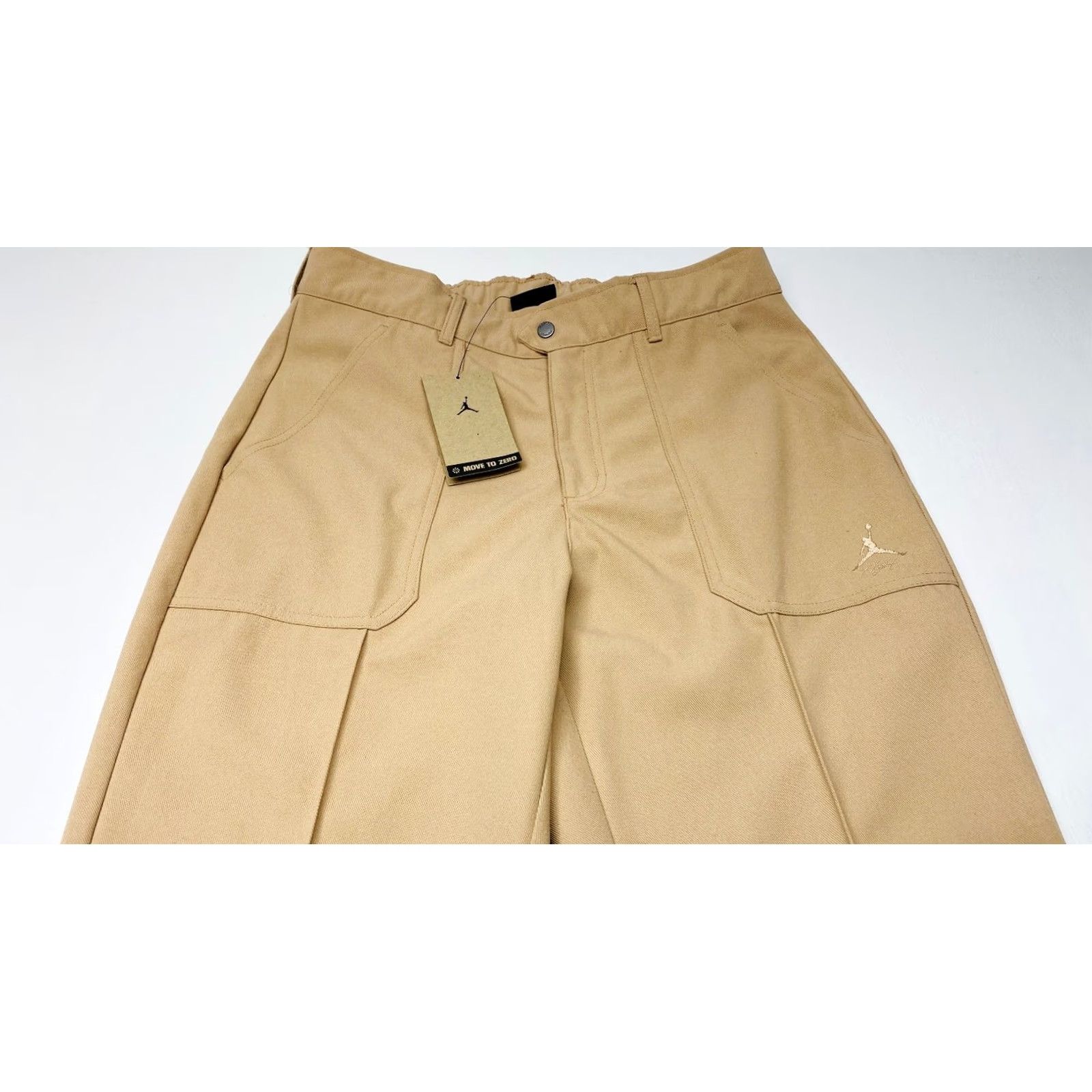 Jordan Brand VINTAGE Air Jordan Woven Pants FN5446 244 Women’s Medium Tan NWT 7650 Size 32" / US 10 / IT 46 - 3 Thumbnail