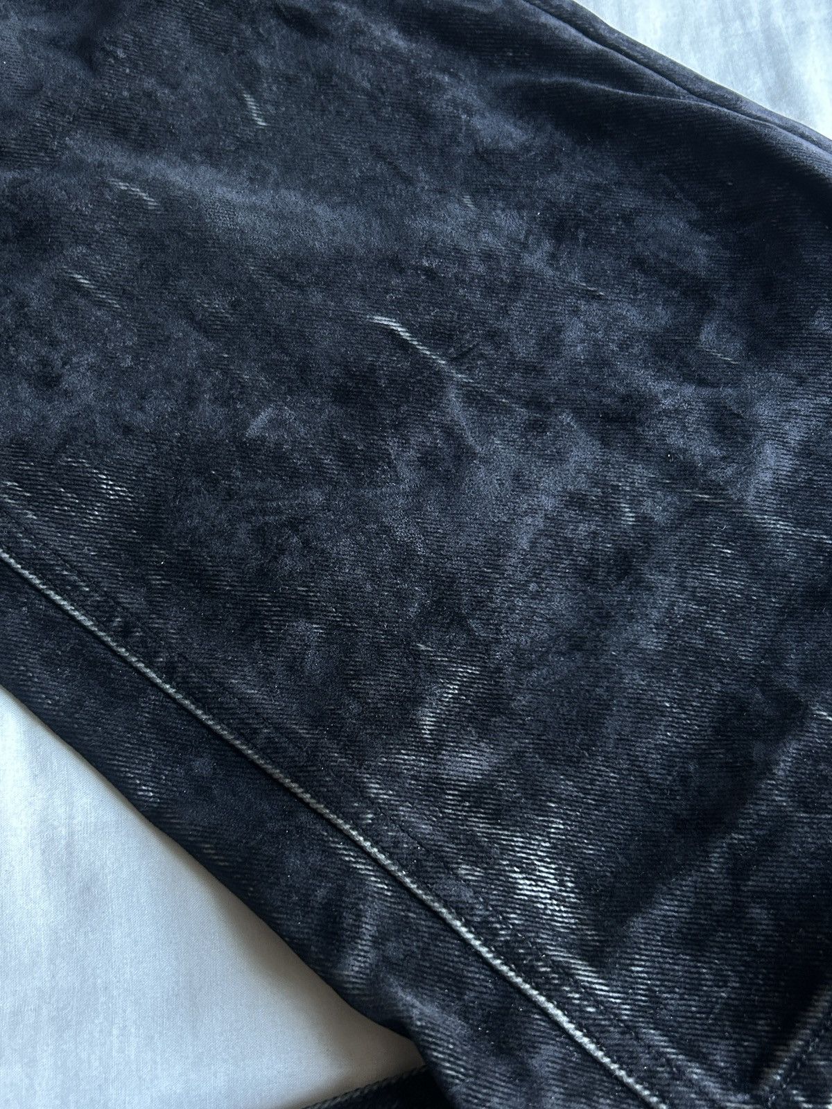 Loewe LOEWE FW23 RUNWAY FLOCKED DENIM Size US 29 - 7 Thumbnail