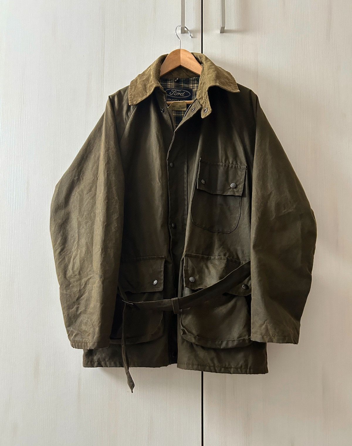 Ford Vintage Ford Country Coat For Formula One Waxed jacket mens Size US L / EU 52-54 / 3 - 1 Thumbnail