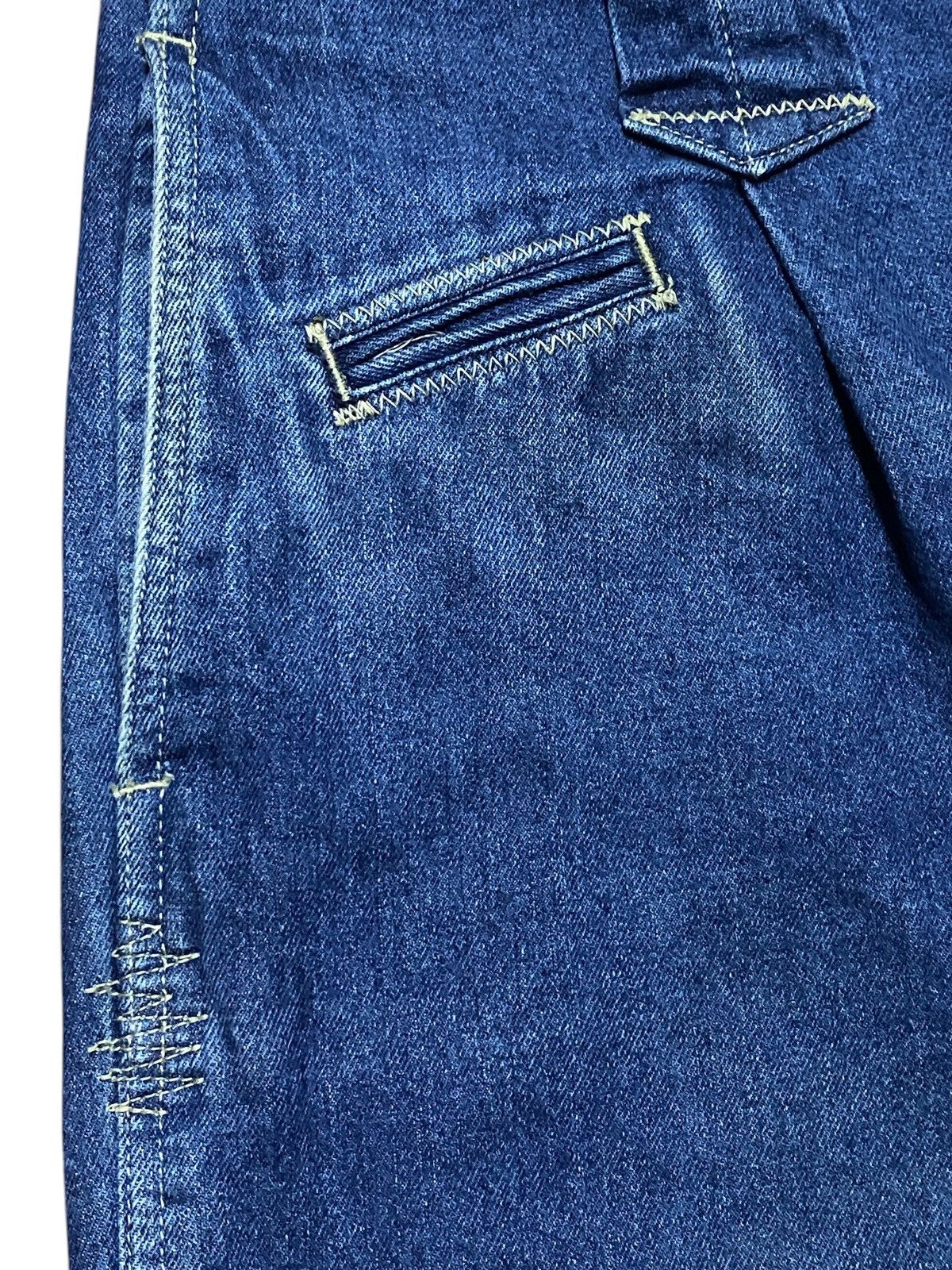 Japanese Brand Work Wear Japanese Brand Style Gin Wash Super Baggy Jeans Size US 37 - 9 Thumbnail