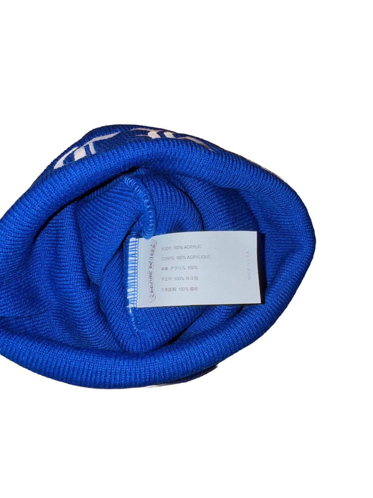 Chrome Hearts Chrome Hearts Blue Watch Cap Size ONE SIZE - 4 Thumbnail