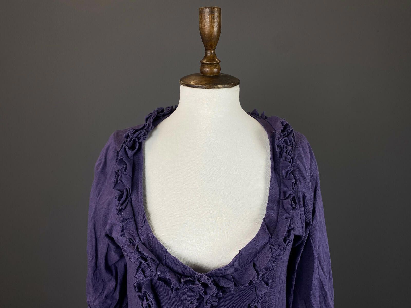 Designer Ladies See by Chloe Purple Open Front A-Line Dress Size 10 Size L / US 10 / IT 46 - 2 Thumbnail