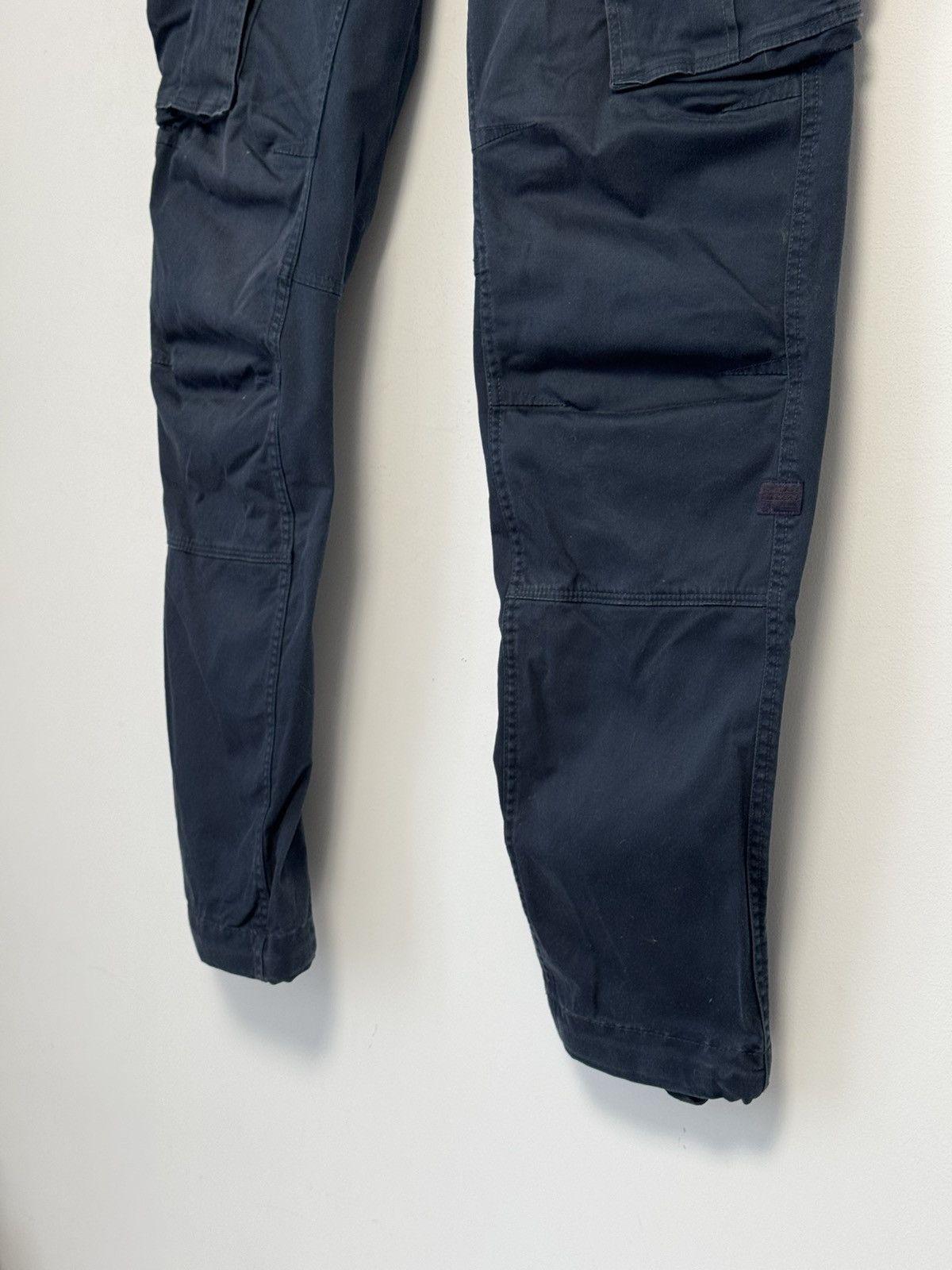 G-Star G-Star Raw Rovic Zip 3D Straight Tapered Blue Cargo Pants Size US 36 / EU 52 - 6 Thumbnail
