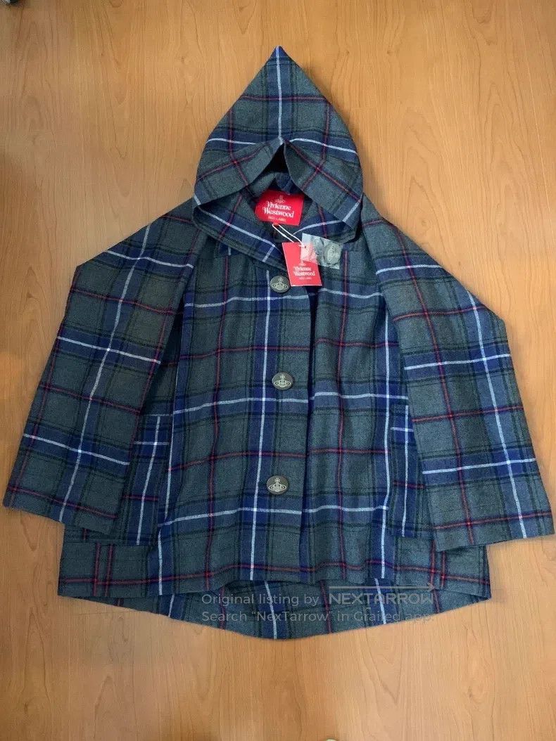 Vivienne Westwood Vivienne Westwood size 00 Witch Blue Plaid Top Coat Size M / US 6-8 / IT 42-44 - 1 Thumbnail