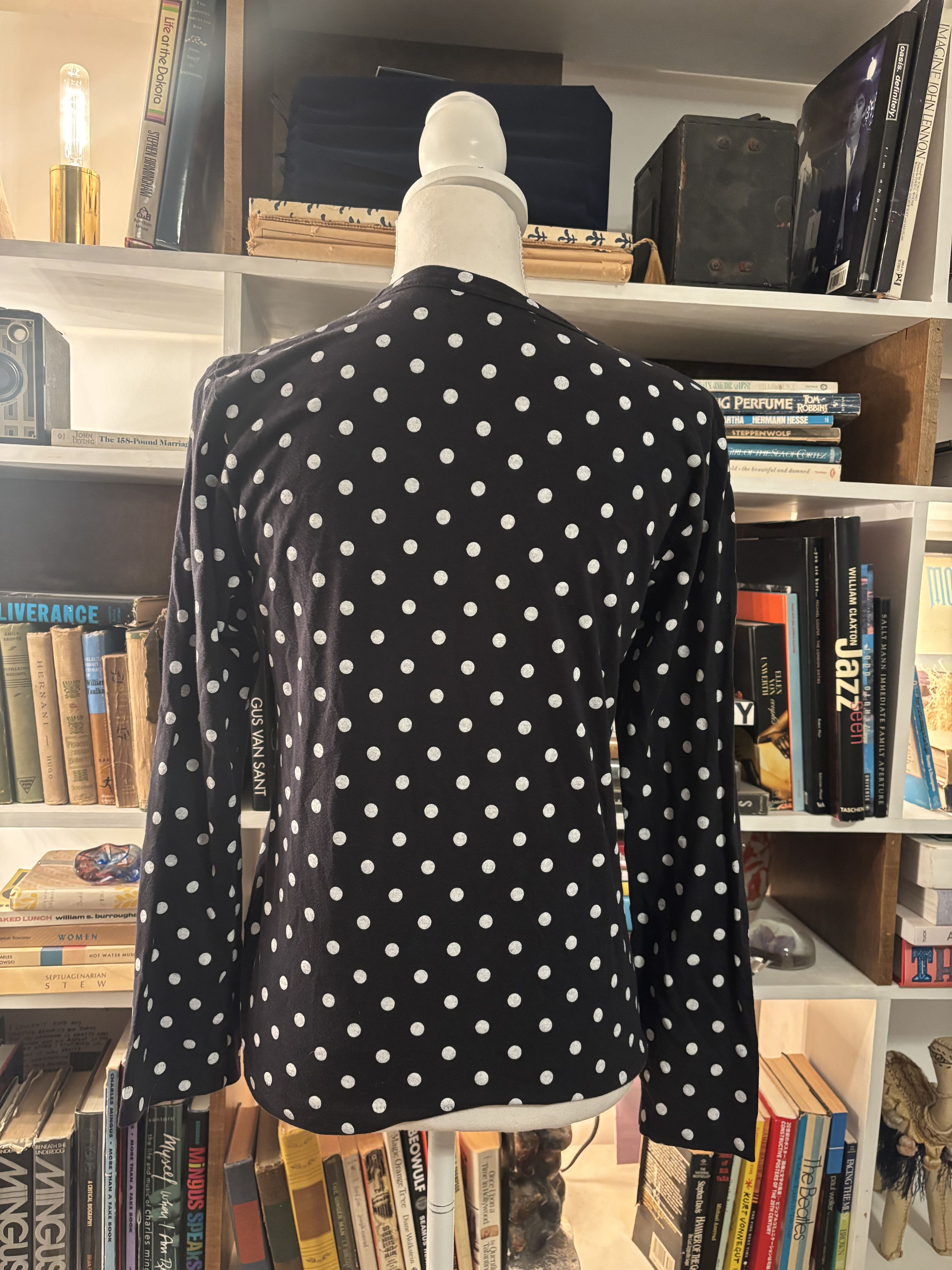 Comme des Garcons PLAY Comme Des Garcons Play Polka Dot Long Sleeve Size L / US 10 / IT 46 - 3 Thumbnail
