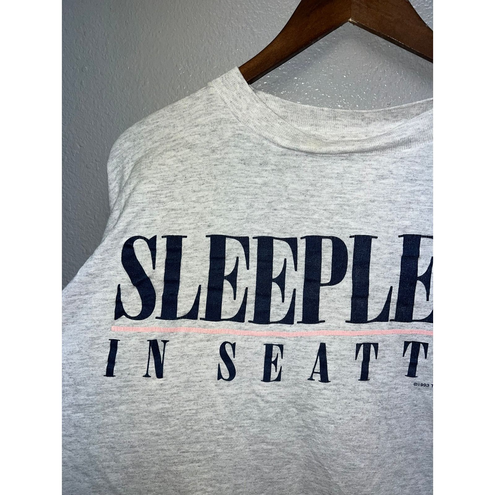 Vintage Vintage Sleepless In Seattle Shirt Sleep Shirt Sleeper Tee Size ONE SIZE - 2 Thumbnail