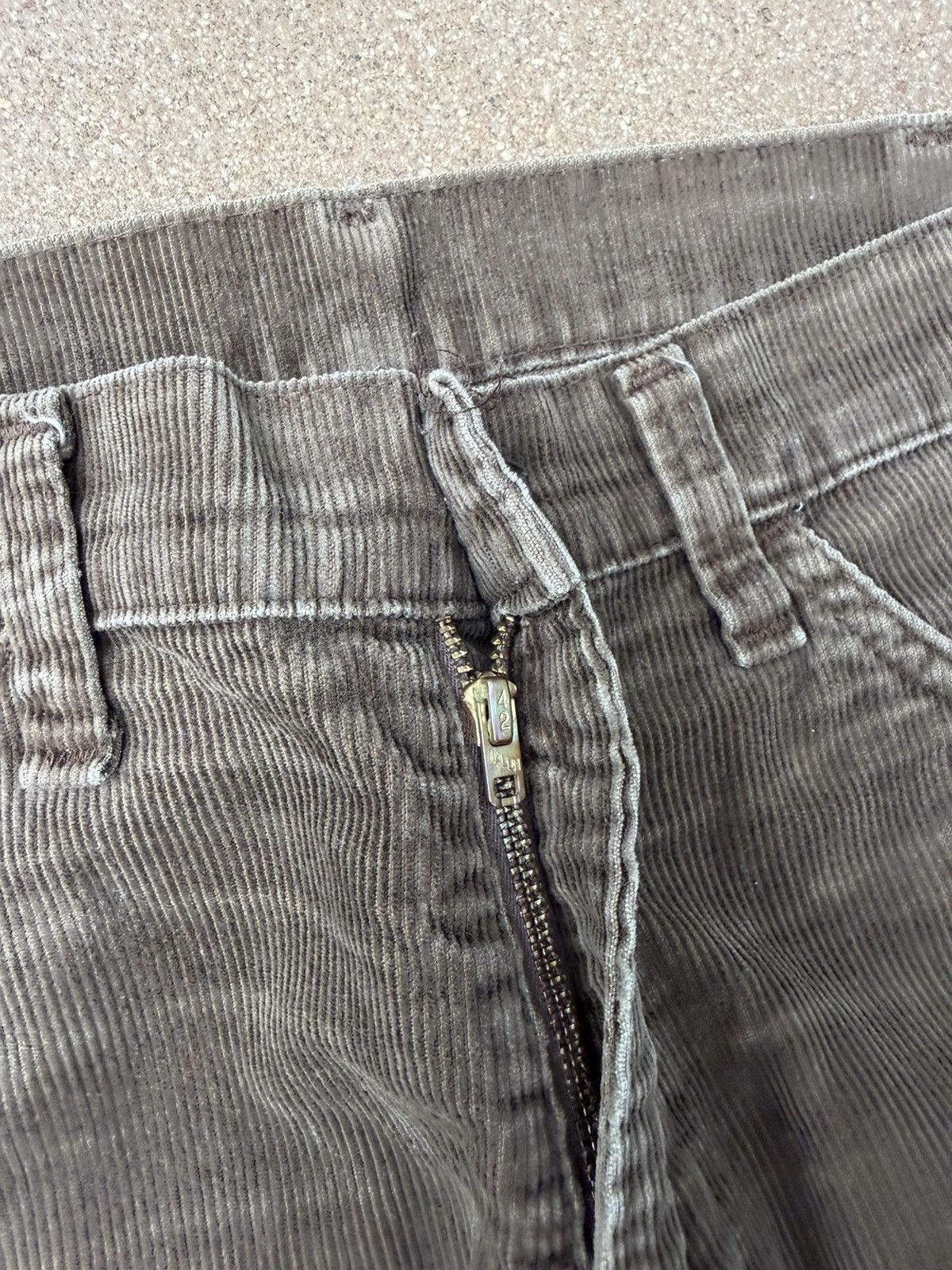 Levi's Vtg 70’s Levi’s 646 Flare Faded Brown Corduroy Pants 32x31 Size US 32 / EU 48 - 5 Thumbnail
