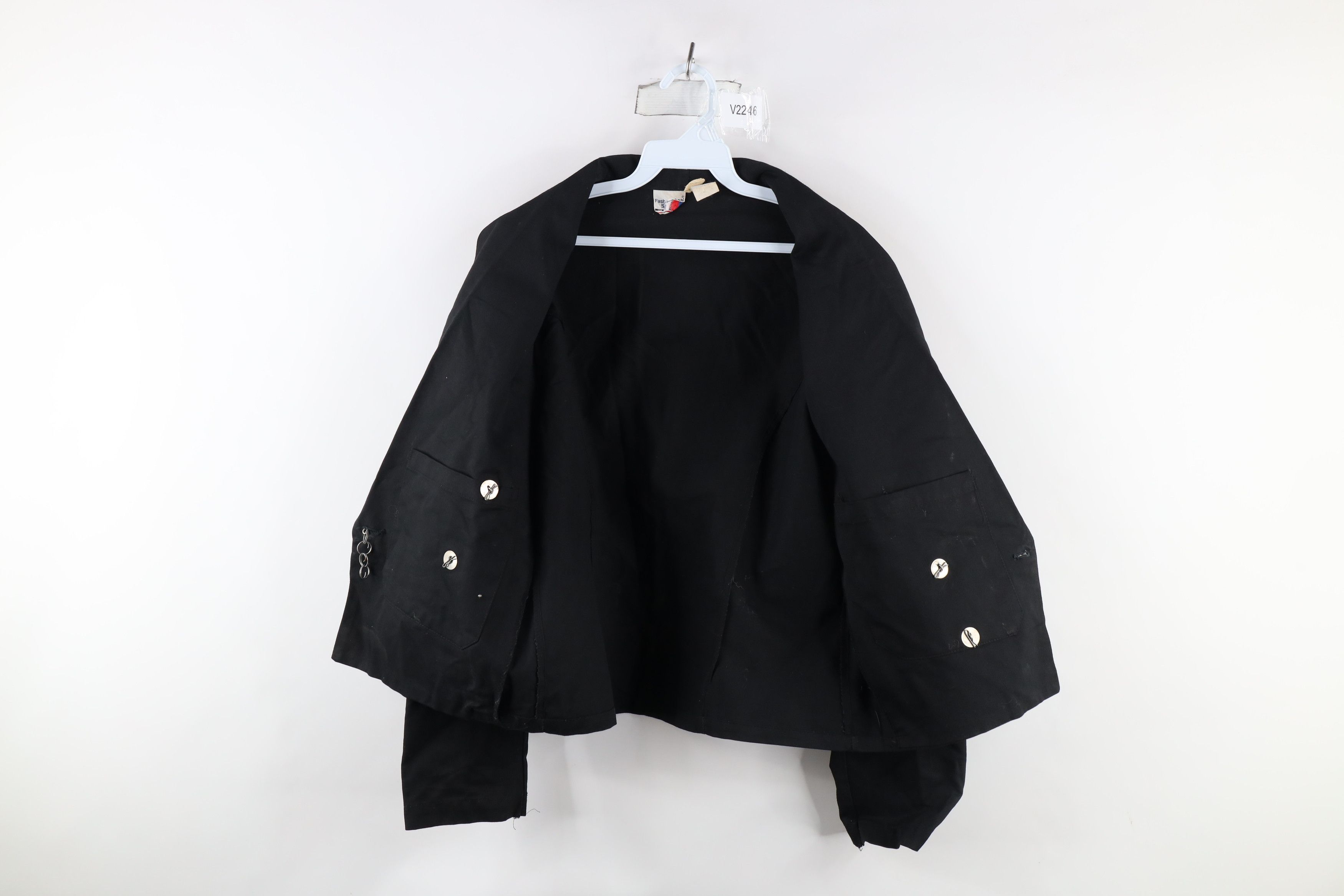 Vintage Vintage 70s Rockabilly Military Style Blazer Jacket USA Size S / US 4 / IT 40 - 12 Thumbnail