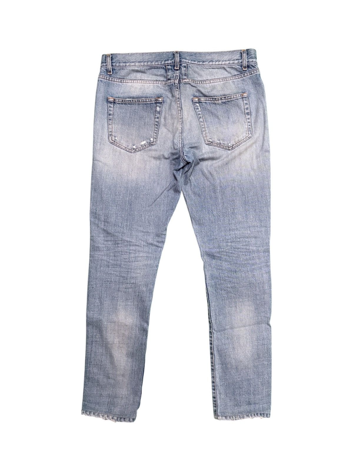 Saint Laurent Paris SS16 Surf Sound Knee Repair Denim Size US 32 / EU 48 - 8 Thumbnail