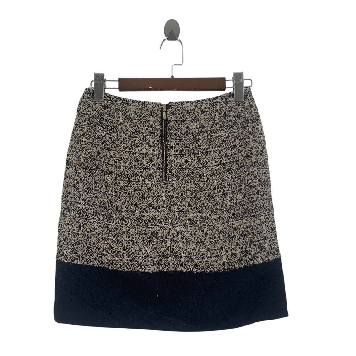 United Arrows Vintage UNITED ARROW Made In Japan Wool Midi Skirts Size 26" / US 2 / IT 38 - 2 Thumbnail