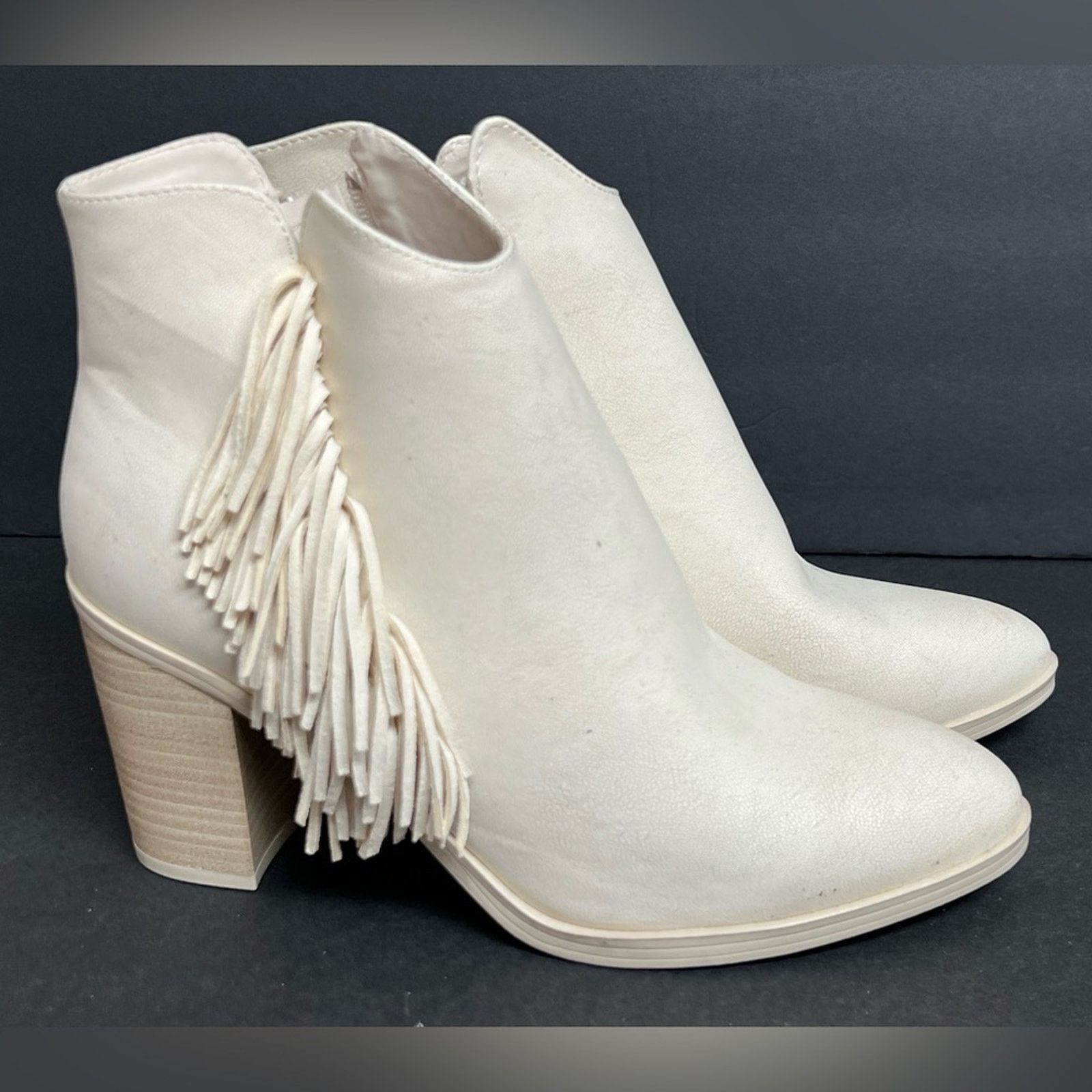 Other Altar'd State Fringe Suede Booties Women Size 9M Size US 9 / IT 39 - 1 Thumbnail