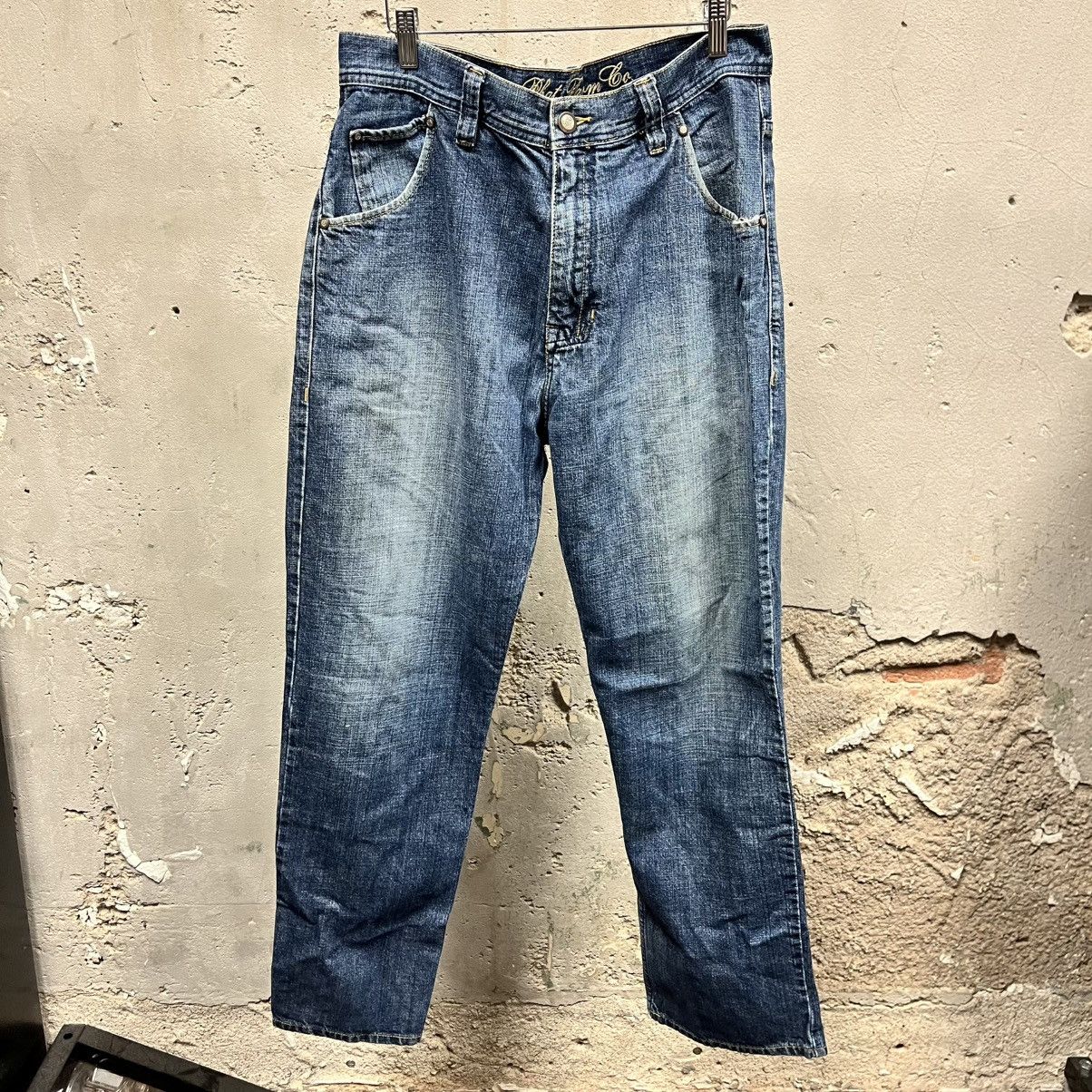 Phat Farm Vintage Phat Farm Baggy Y2K Embroidered Wide Leg Jean Skater Size US 34 / EU 50 - 4 Thumbnail