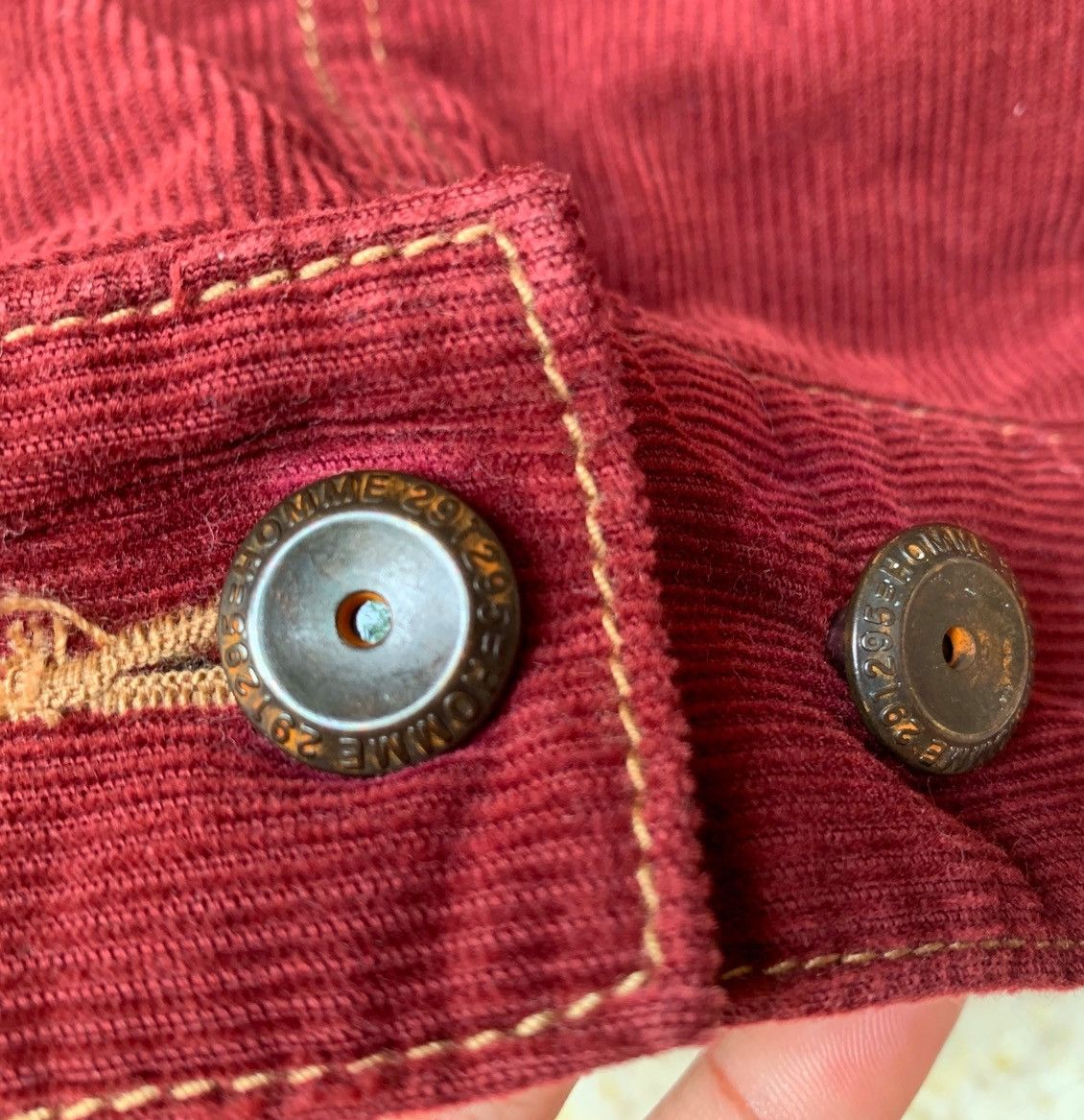 Other 291295 Homme Custom Made Corduroy Jacket Made In Japan Size US S / EU 44-46 / 1 - 10 Thumbnail