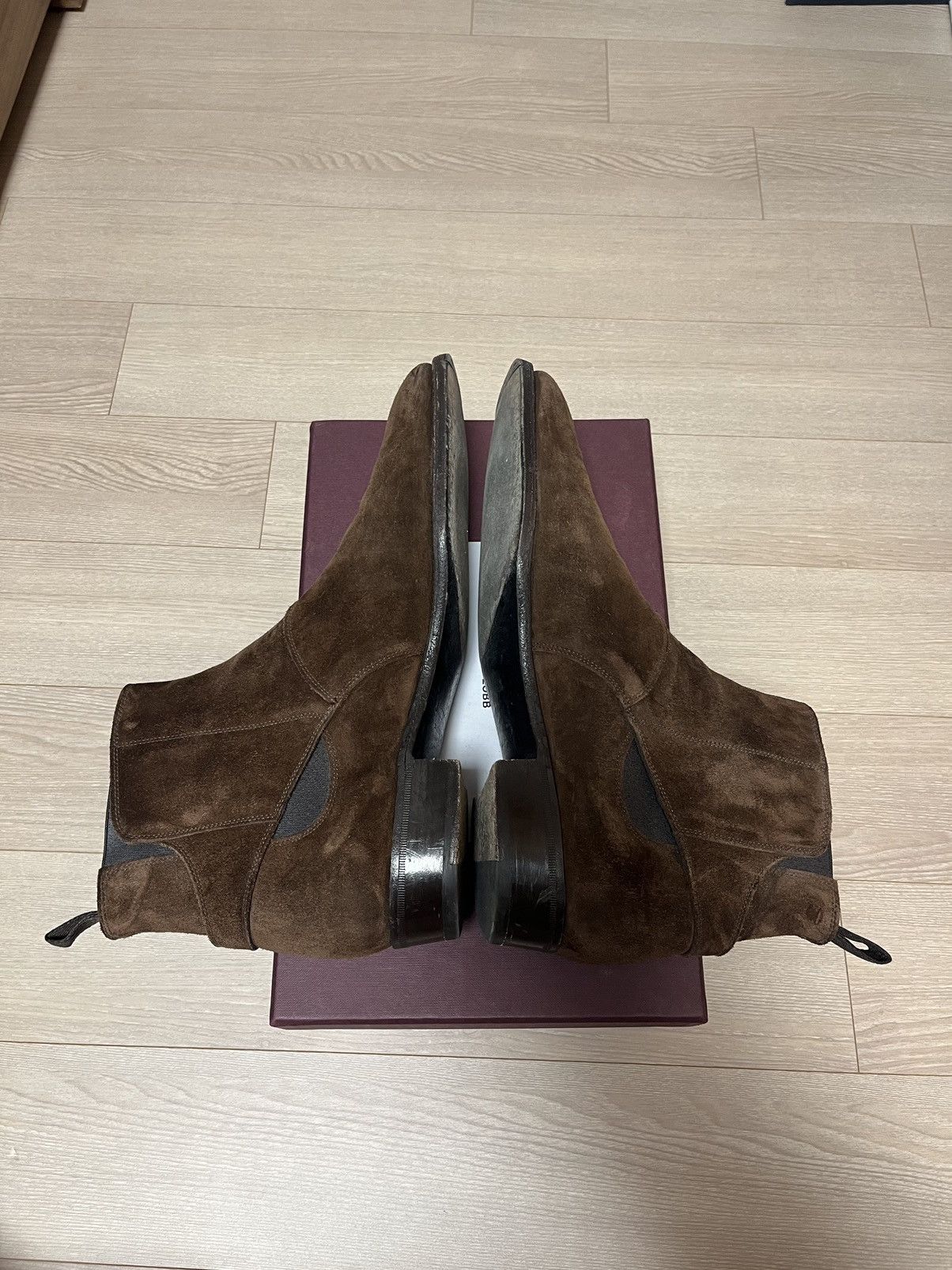 John Lobb John lobb Masons suede chelsea boots Size US 10 / EU 43 - 3 Thumbnail