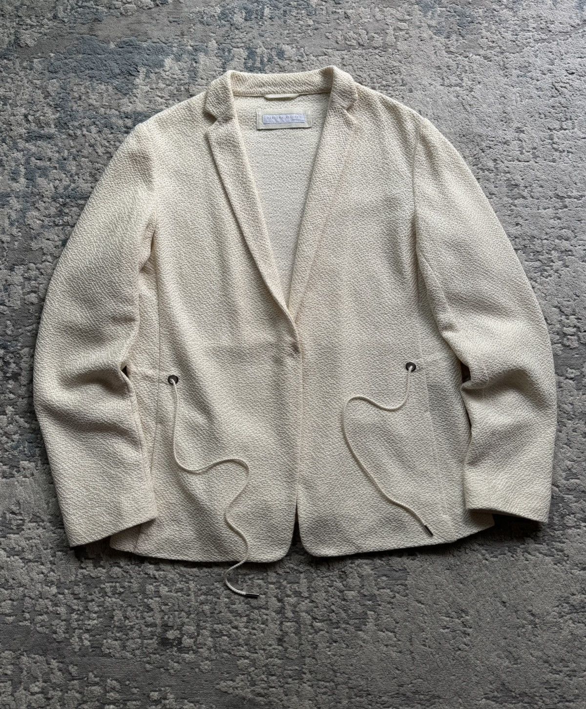 Fabiana Filippi Fabiana Filippi Cream beige Blazer Jacket Size 44 Size XL / US 12-14 / IT 48-50 - 1 Thumbnail