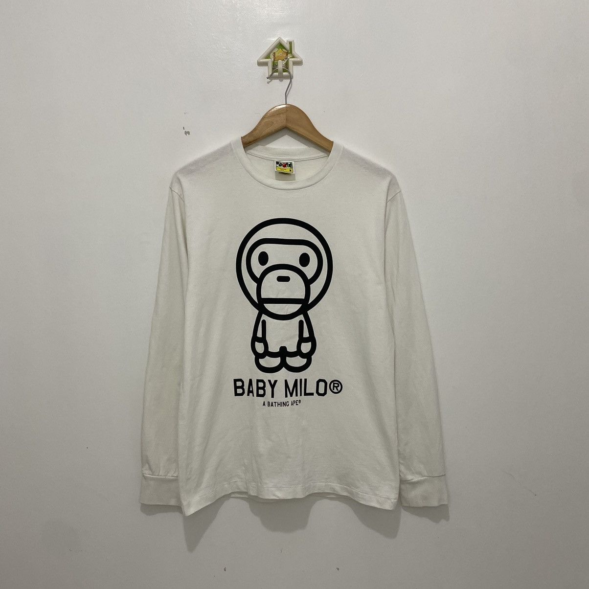Bape Baby Milo Long Sleeves Tee Size US M / EU 48-50 / 2 - 1 Thumbnail