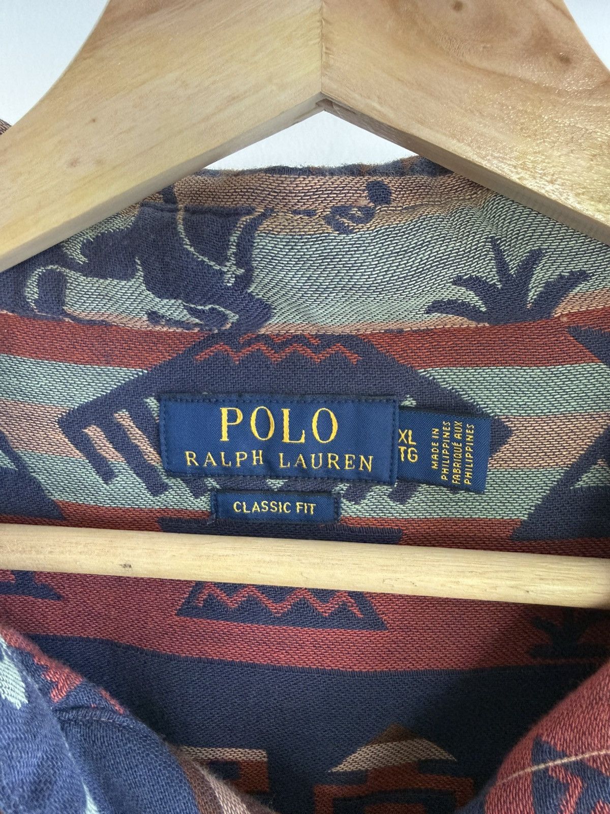 Polo Ralph Lauren Polo Ralph Lauren Indian Aztec Western Bison Rodeo Shirt Men Size US XL / EU 56 / 4 - 3 Thumbnail