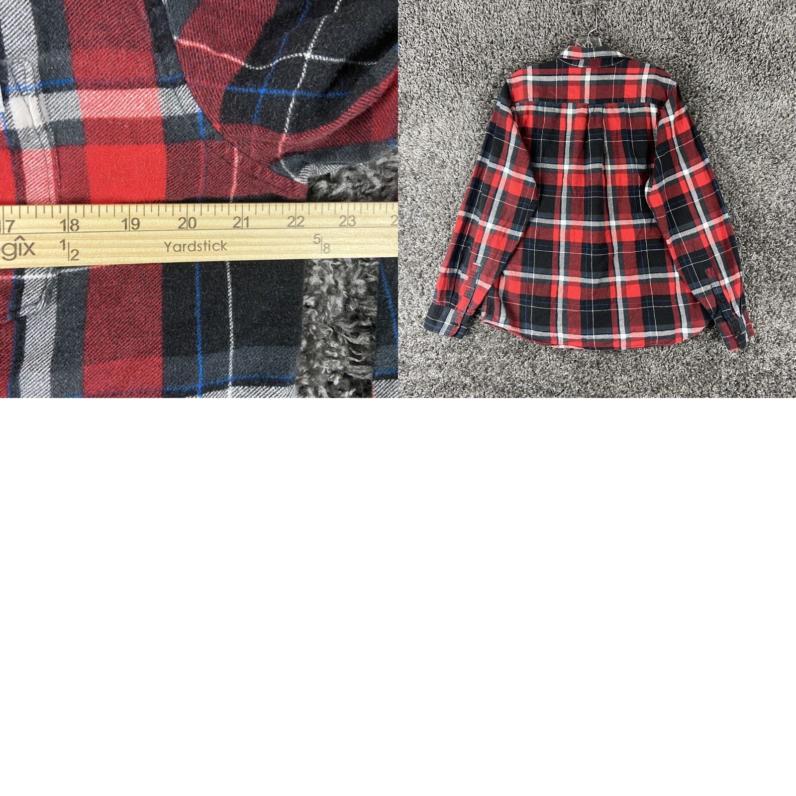 Vintage DC Red Plaid Button-Up Shirt Men M Long Sleeve Red DC Size US M / EU 48-50 / 2 - 8 Thumbnail