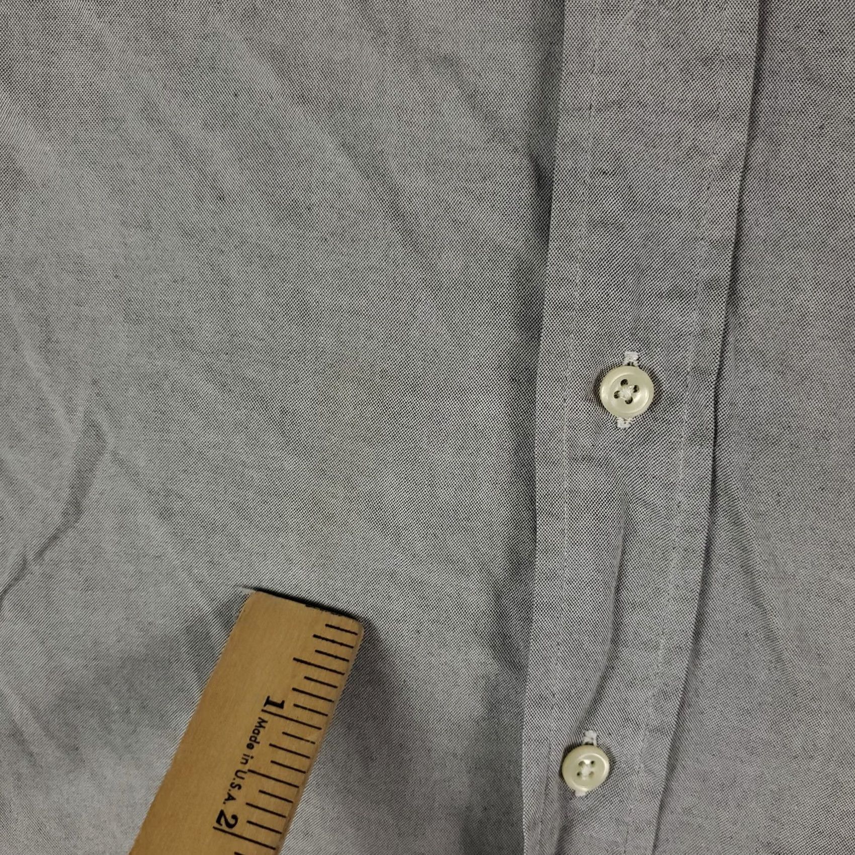 Ralph Lauren Ralph Lauren Shirt Mens 17.5 Gray Pony Dress Button Up Long Sleeve Size 48R - 3 Thumbnail