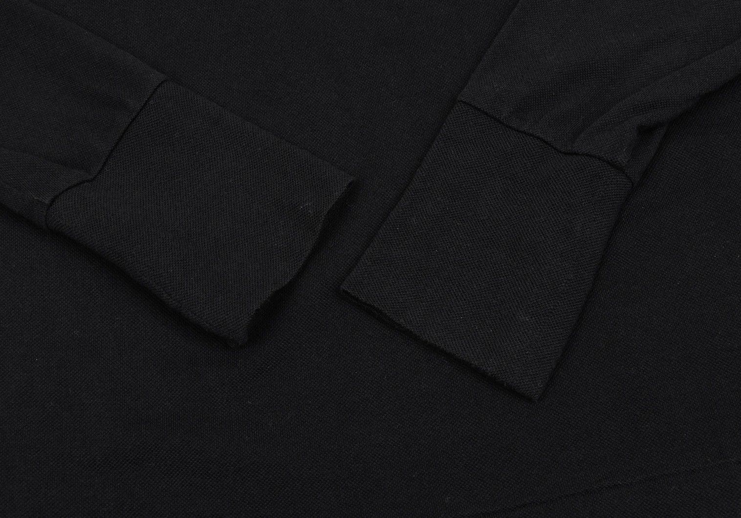 Yohji Yamamoto Yohji Yamamoto Cashmere Blend Polo Shirt Black 3 Size US L / EU 52-54 / 3 - 5 Thumbnail