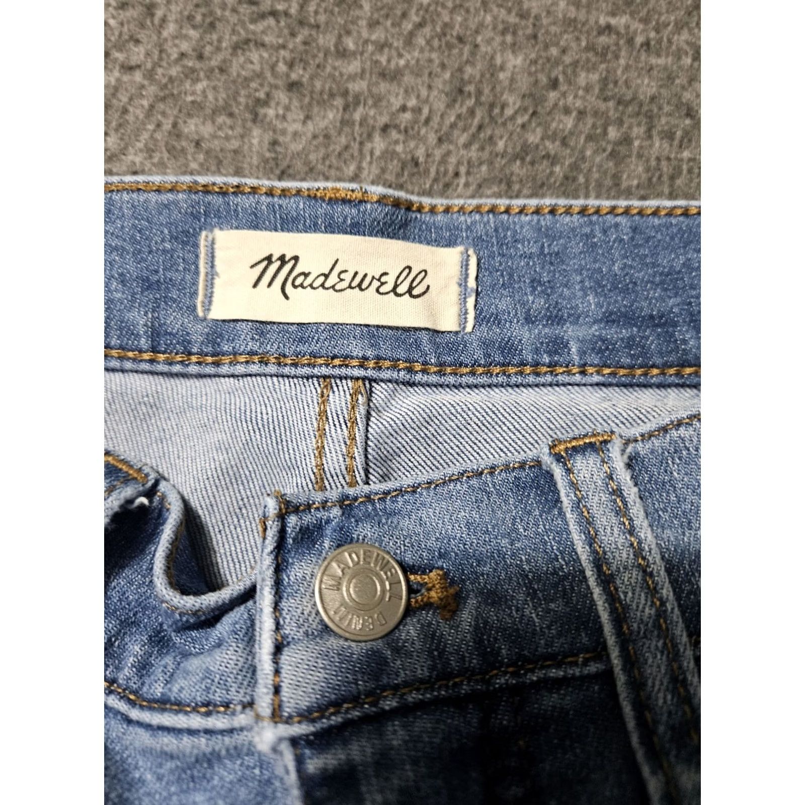 Madewell Madewell High Rise Skinny Crop Jeans Women's 28 Blue Denim Stretch City Preppy 24 Inseam Jeans Mens? Size 28" / US 6 / IT 42 - 2 Thumbnail