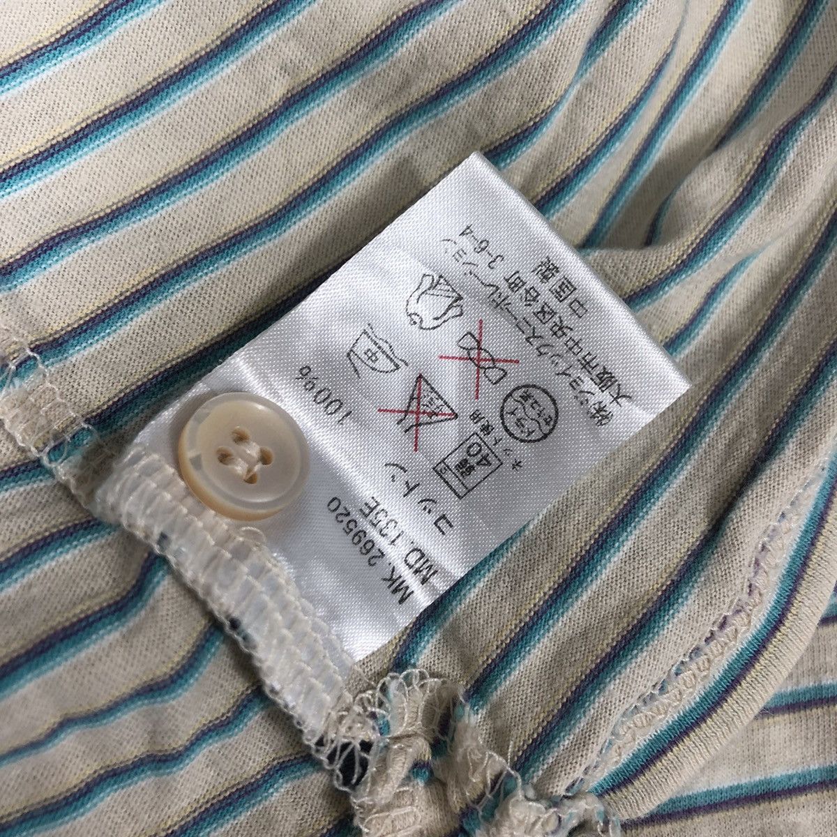 Paul Smith Vintage PAUL SMITH JEANS Collection Striped Polo Tee Shirt Size US L / EU 52-54 / 3 - 5 Thumbnail
