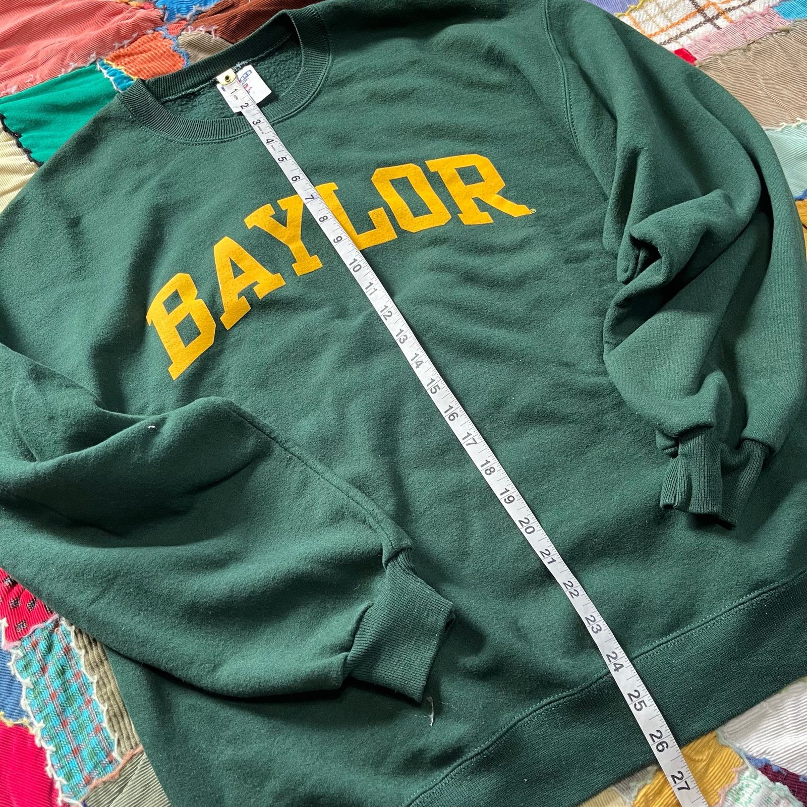 Jerzees Vintage Jerzees Baylor University Green Sports Crewneck L Size US L / EU 52-54 / 3 - 4 Thumbnail