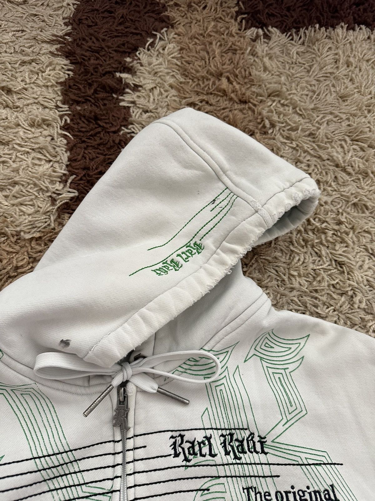 Ecko Unltd. 🔥VINTAGE DISTRESSED TRASHED KARL KANI ZIP HOODIE🔥 Size US L / EU 52-54 / 3 - 5 Thumbnail
