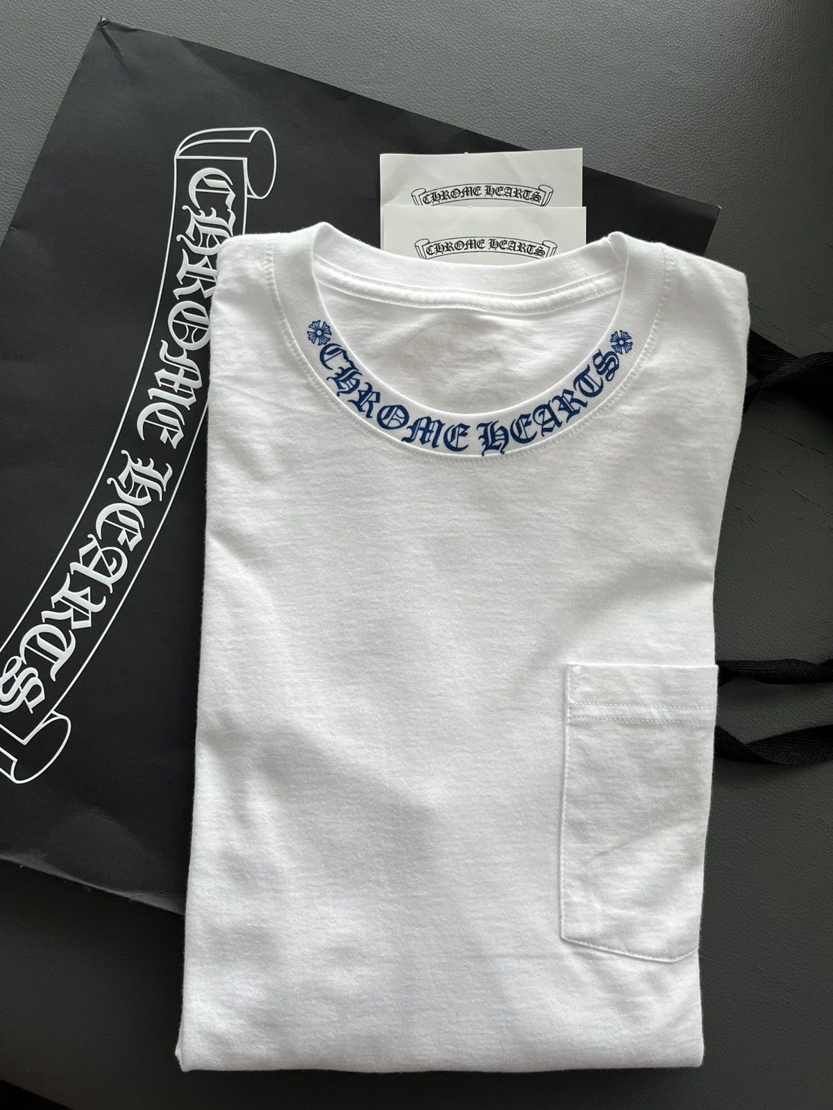 Chrome Hearts Brand New Chrome Hearts Logo Shirt Crewneck Limited Edition Size US L / EU 52-54 / 3 - 2 Thumbnail