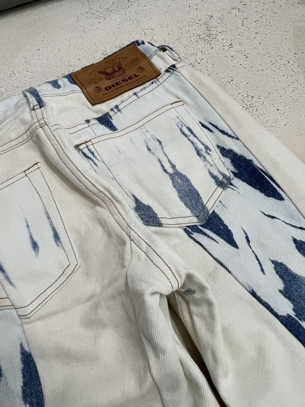 Diesel Diesel D-Joy Slim Regular Waist Effect Work Design Distress Size 23" - 21 Thumbnail