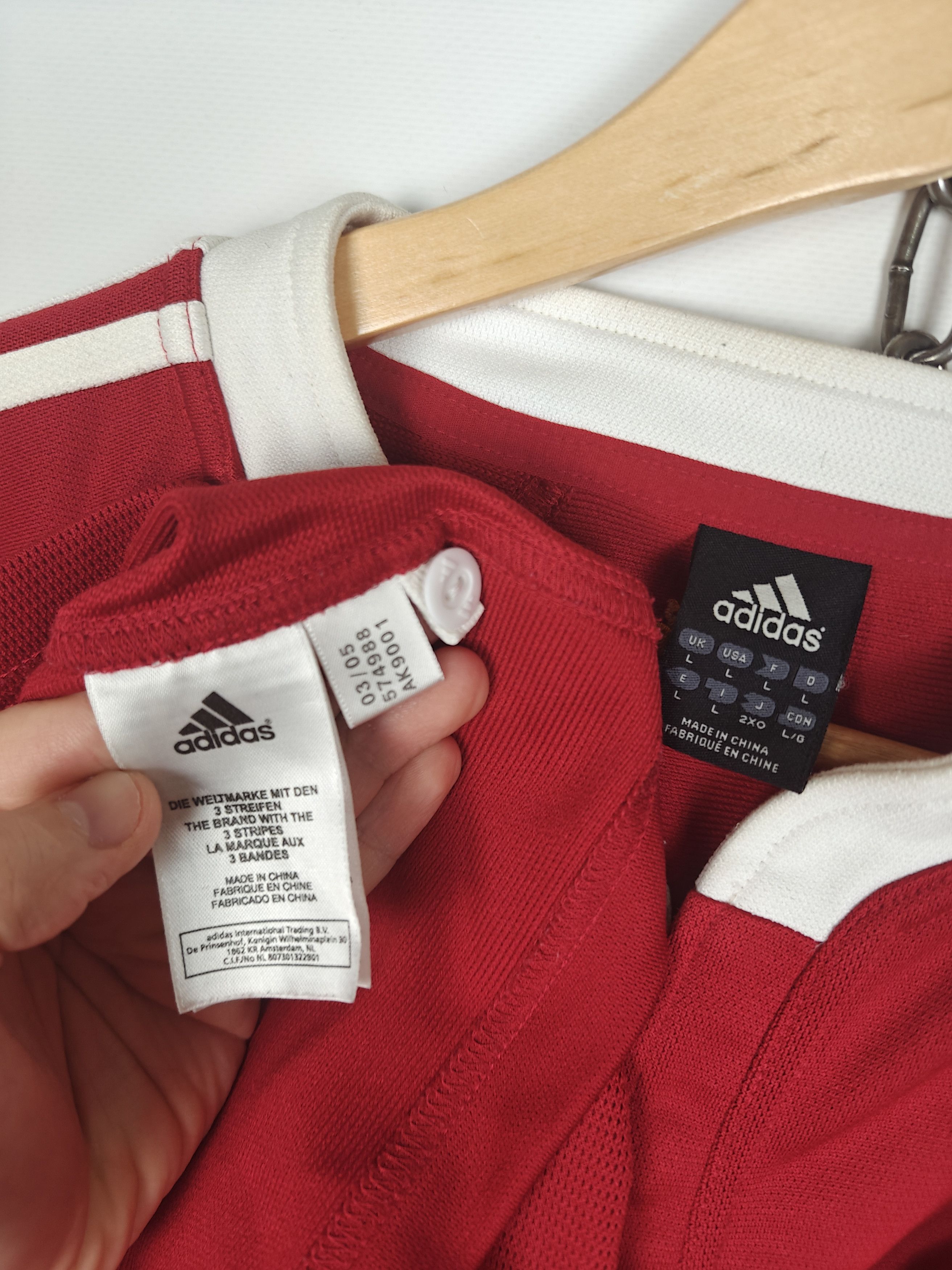Adidas Adidas Jersey T-Shirt Zurich New Zealand 2005 Red size L Size US L / EU 52-54 / 3 - 9 Thumbnail