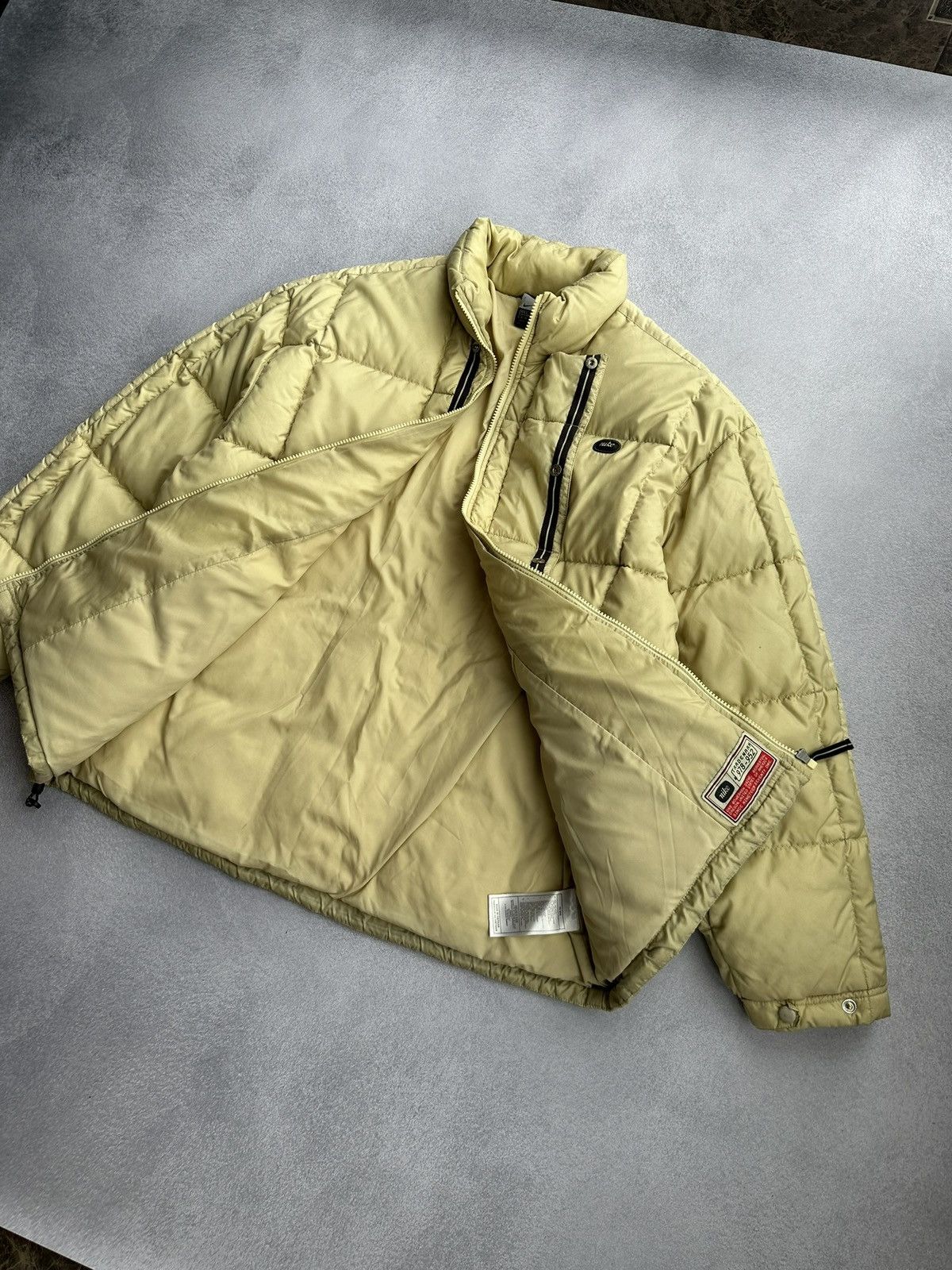 Nike × Vintage Vintage Nike Beige Y2K Heavy Puffer Jacket Size US L / EU 52-54 / 3 - 9 Thumbnail