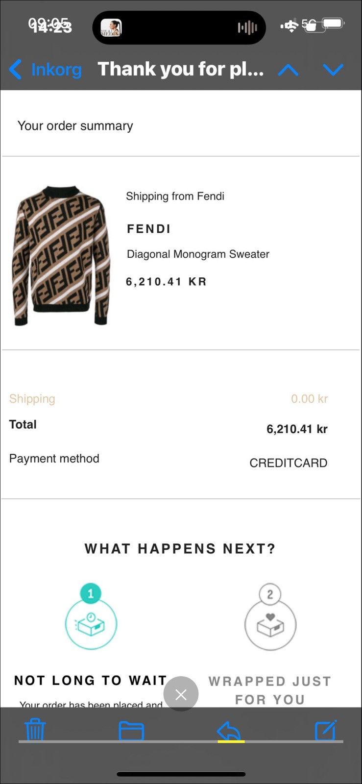 Fendi FENDI Diagonal Monogram Sweater Size US M / EU 48-50 / 2 - 8 Thumbnail