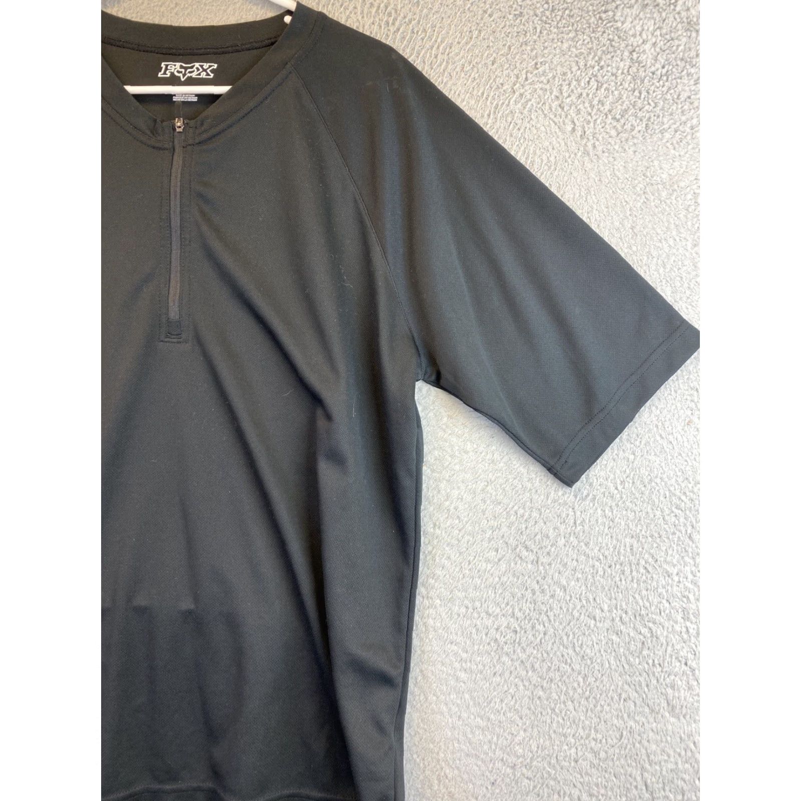 Vintage Fox Shirt Mens XL 1/4 Zip Pullover Crew Polyester Riding Zipper Pocket/34-53 Size US XL / EU 56 / 4 - 3 Thumbnail
