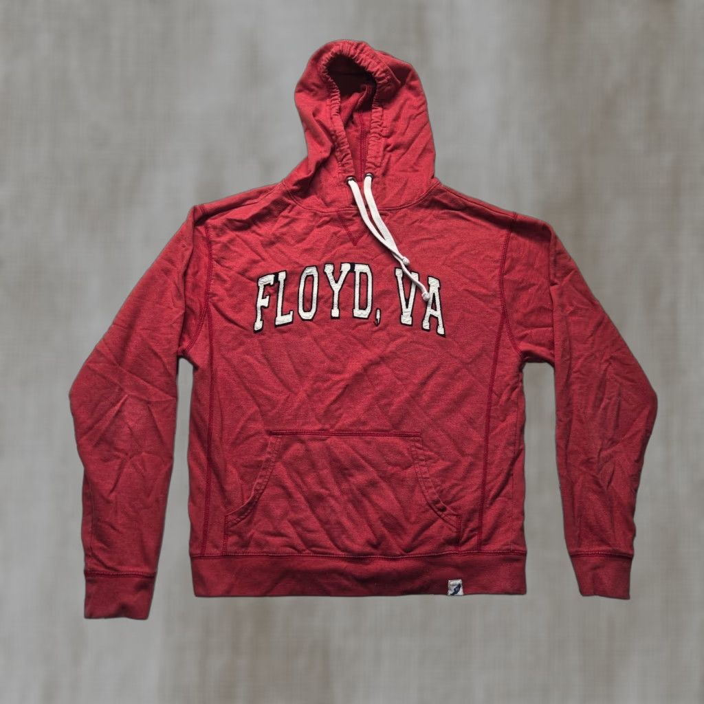 Vintage Virginia Floyd Hoodie Sweater Long Sleeve Adult M Red Mens Size US M / EU 48-50 / 2 - 1 Thumbnail
