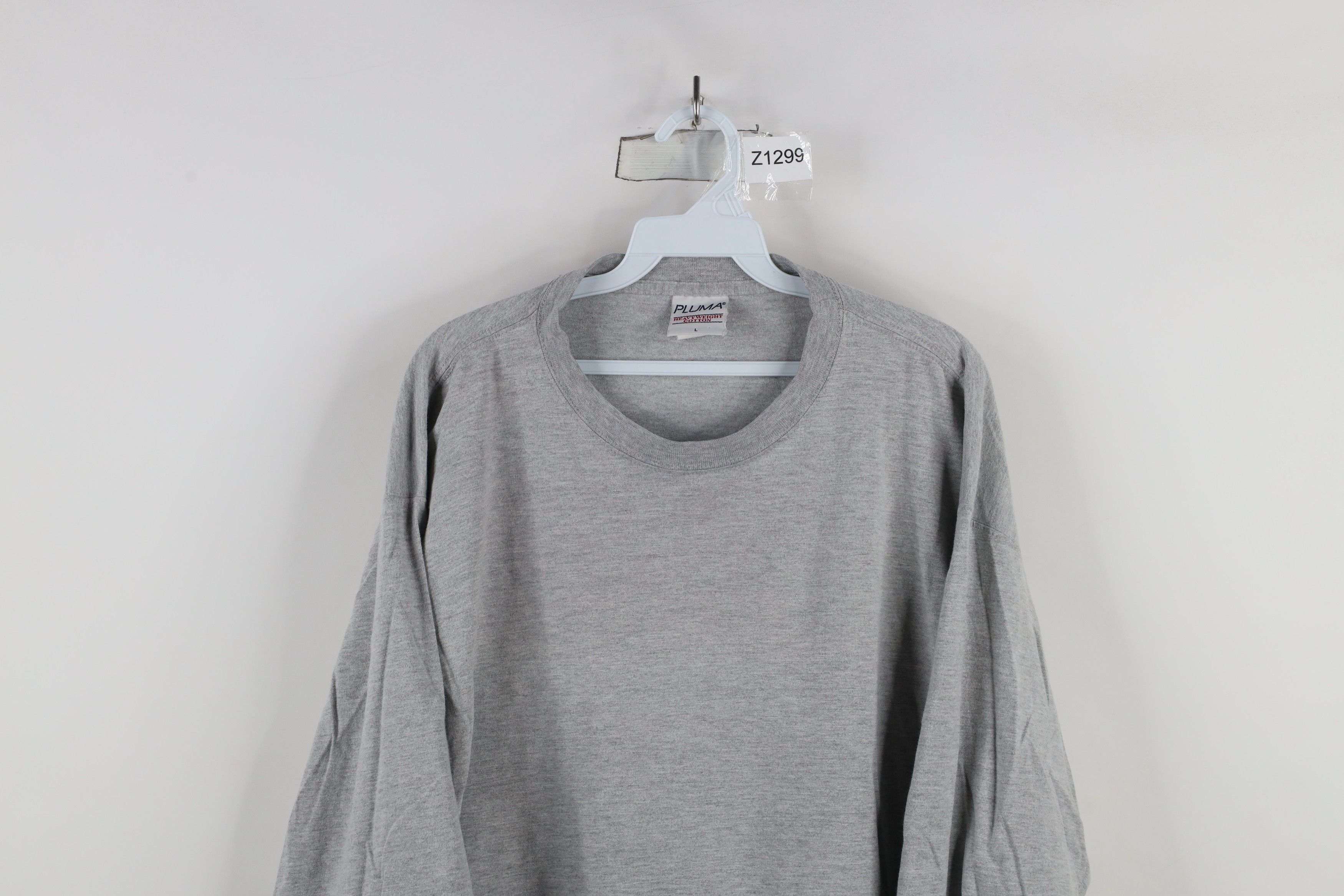 Vintage Vinage 90s Streetwear Heavyweight Cotton Long Sleeve T-Shirt Size US L / EU 52-54 / 3 - 2 Thumbnail