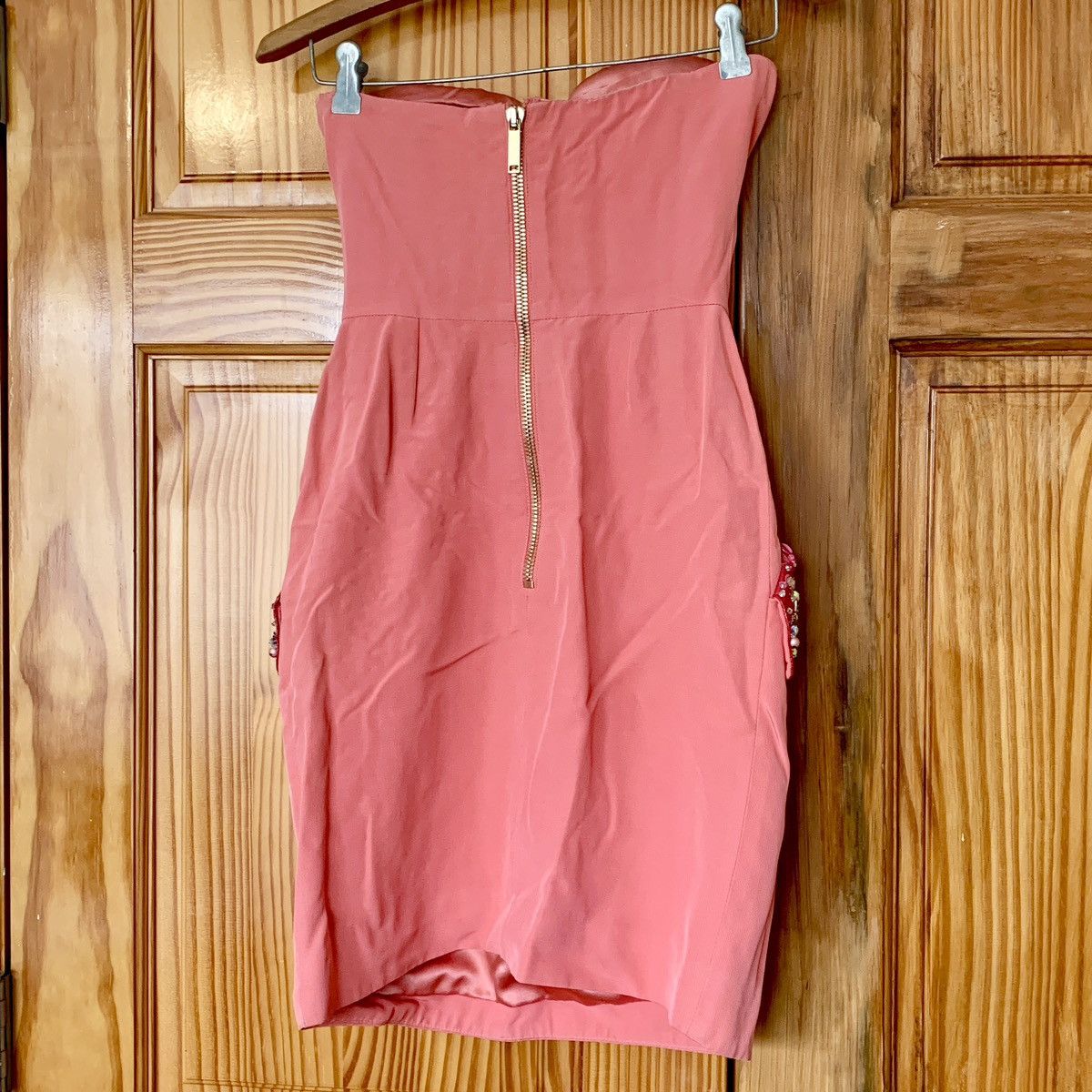 Matthew Williamson 2010s Matthew Williamson Pink Strapless Mini Dress XS 6 UK Size XS / US 0-2 / IT 36-38 - 3 Thumbnail