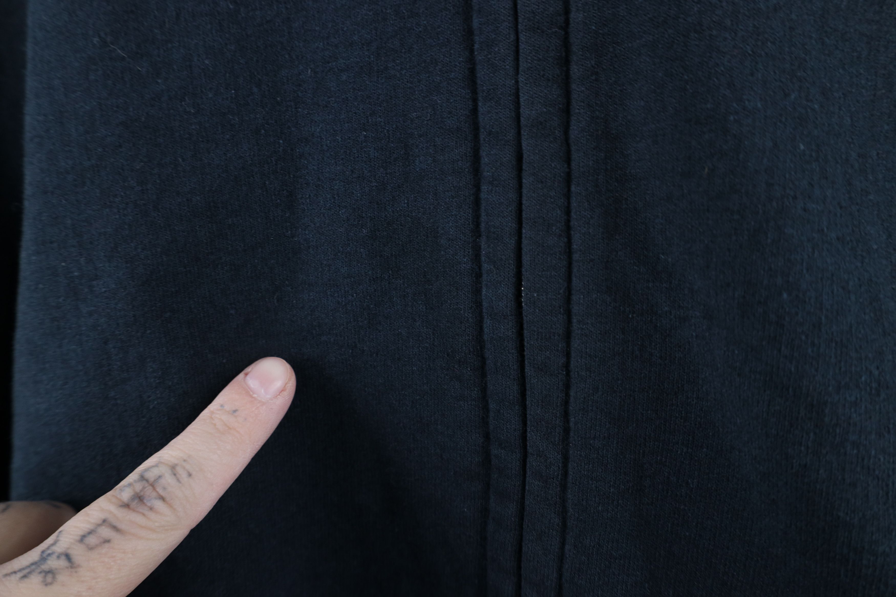 Vintage Vintage 90s Streetwear Full Zip Hoodie Sweatshirt Black Size US L / EU 52-54 / 3 - 5 Thumbnail