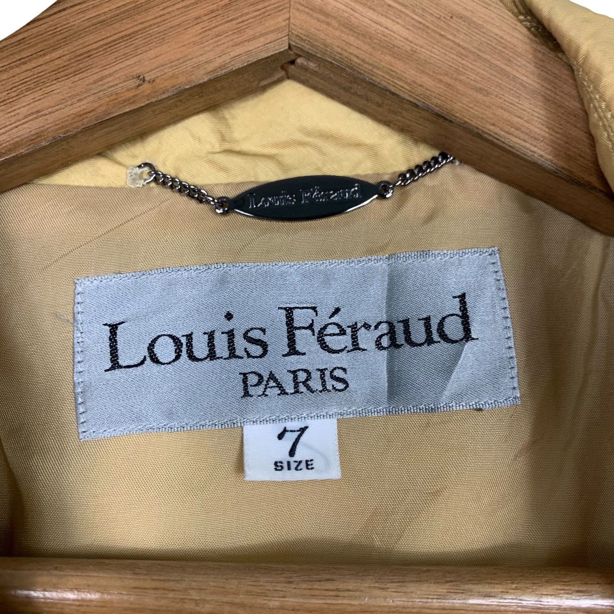 Louis Feraud 90’s LOUIS FERAUD Light Overcoat Jacket #2351-C105 Size L / US 10 / IT 46 - 17 Thumbnail