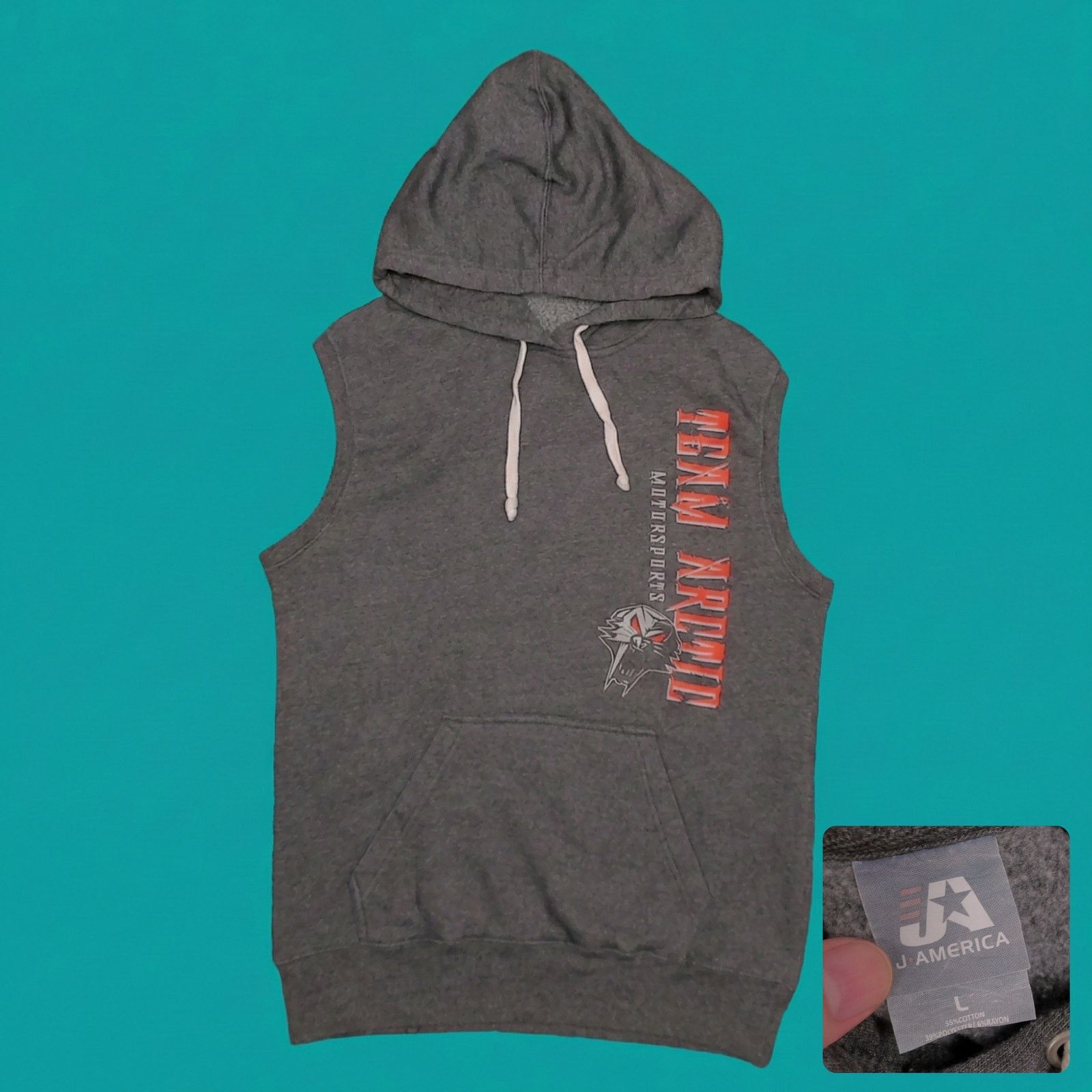 J. America J America Team Arctic Motorsports Sleeveless Hoodie Large Size US L / EU 52-54 / 3 - 1 Thumbnail