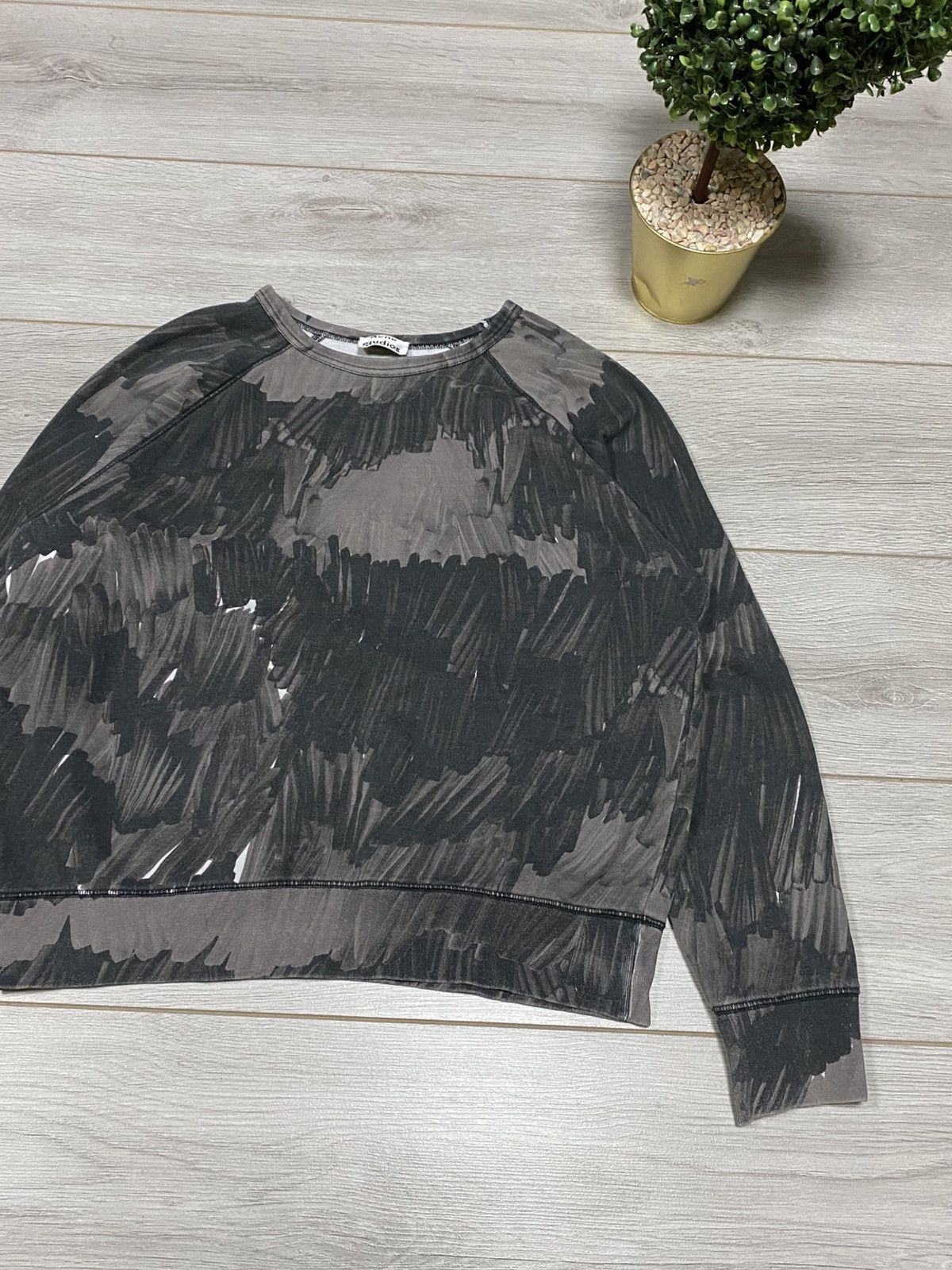 Acne Studios Acne Studios College Marker AW14 Sweatshirt Size US L / EU 52-54 / 3 - 3 Thumbnail