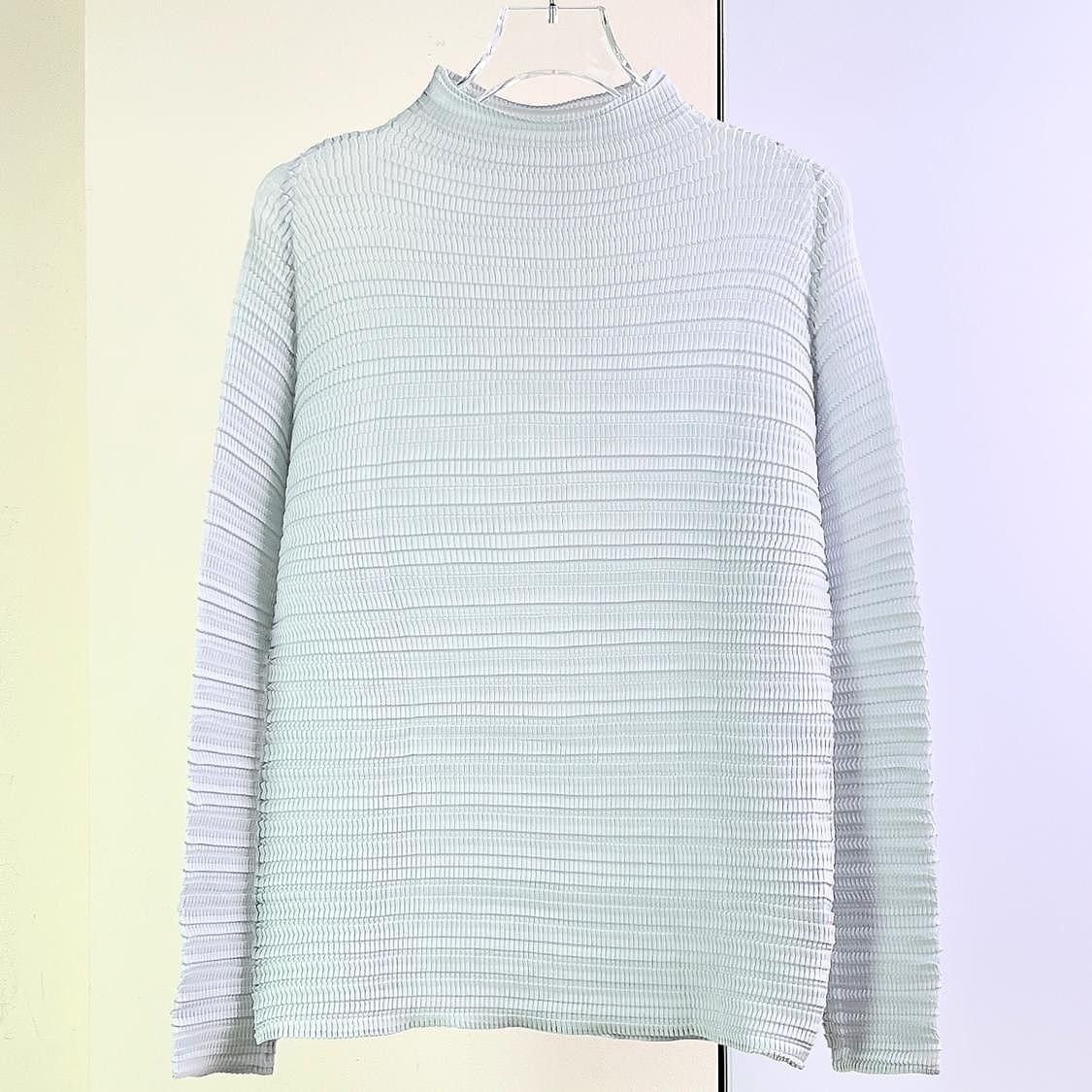 Issey Miyake Issey Miyake Pleated Long Sleeve Top Size 2 Size M / US 6-8 / IT 42-44 - 1 Thumbnail
