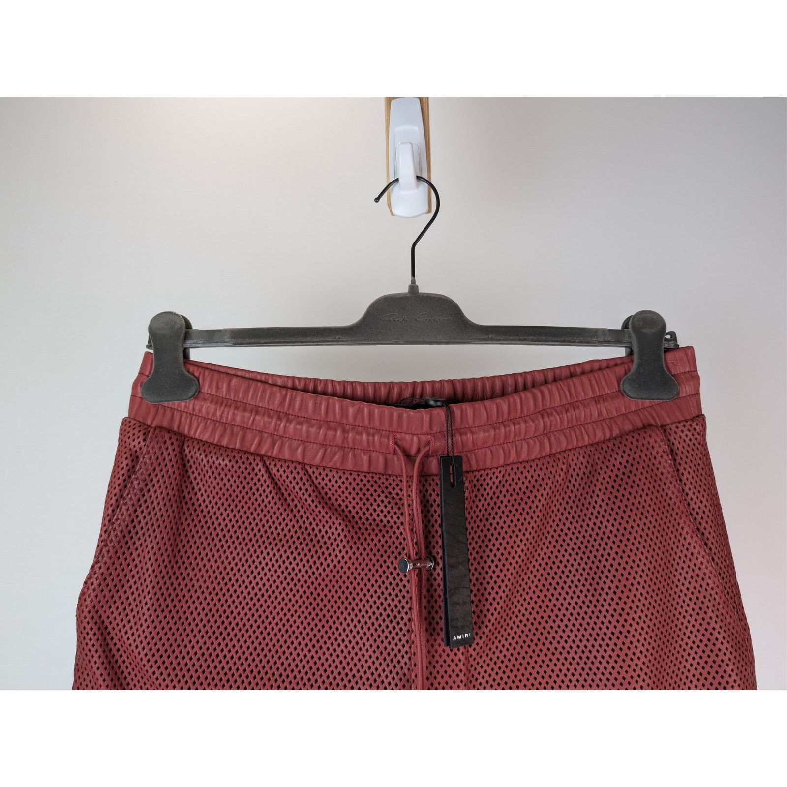Amiri o1rshd1 MA Perforated Leather Shorts in Sun Dried Tomato Size US 32 / EU 48 - 3 Thumbnail