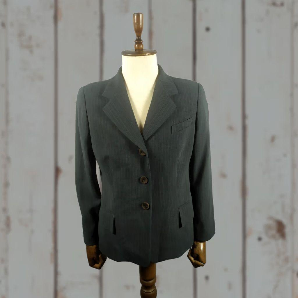 Escada VINTAGE Escada Wool Blazer Jacket Size 42 Women's Size M / US 6-8 / IT 42-44 - 1 Thumbnail