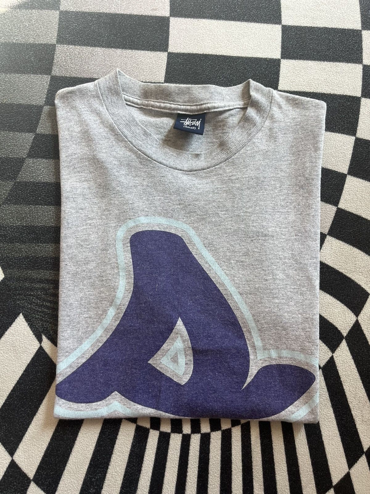 Stussy Vintage STUSSY cursive S 90’s Logo Tshirt Size US S / EU 44-46 / 1 - 1 Thumbnail