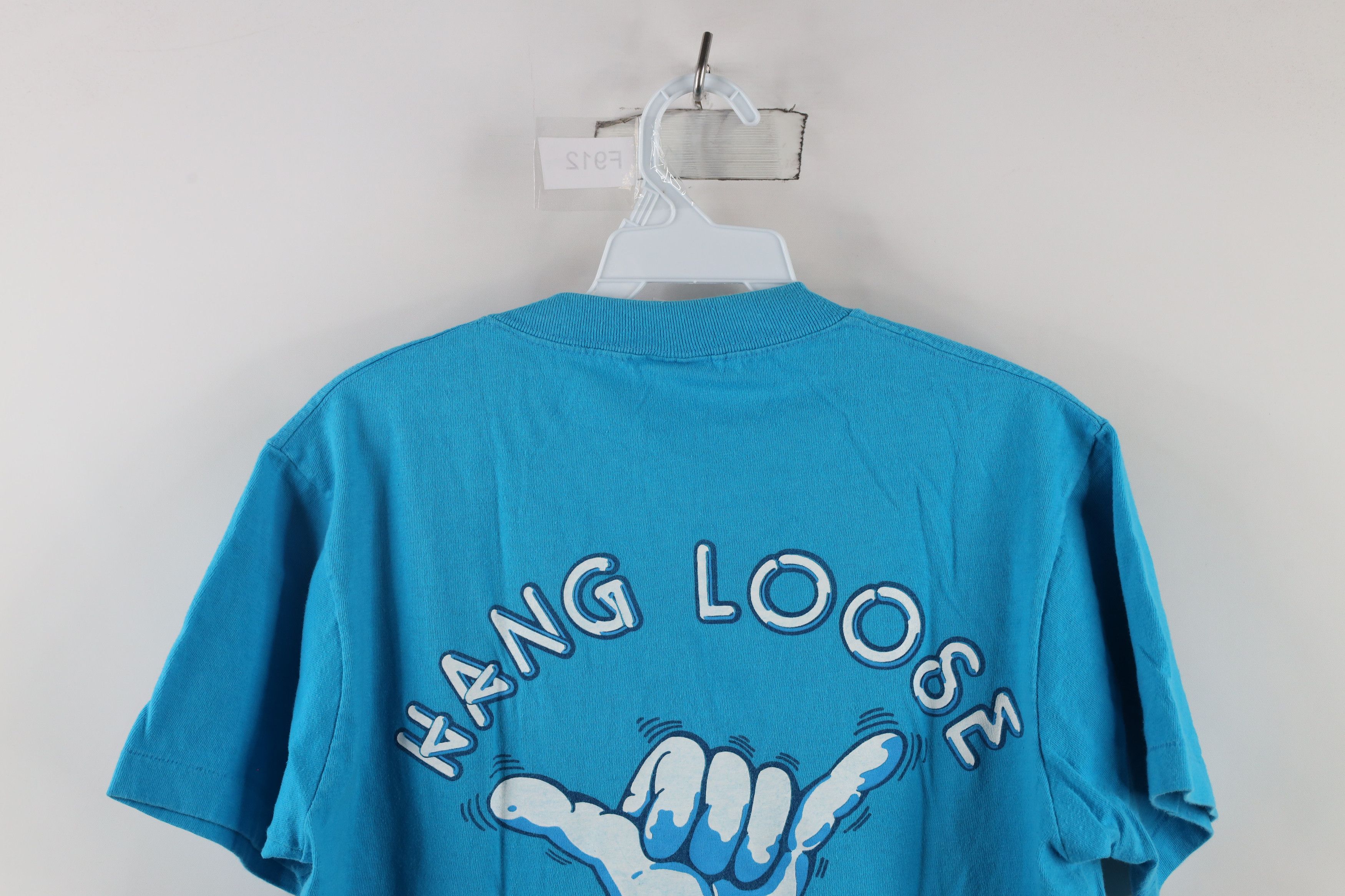 Vintage Vintage 80s Streetwear Hang Loose Maui Surfing T-Shirt USA Size US M / EU 48-50 / 2 - 10 Thumbnail