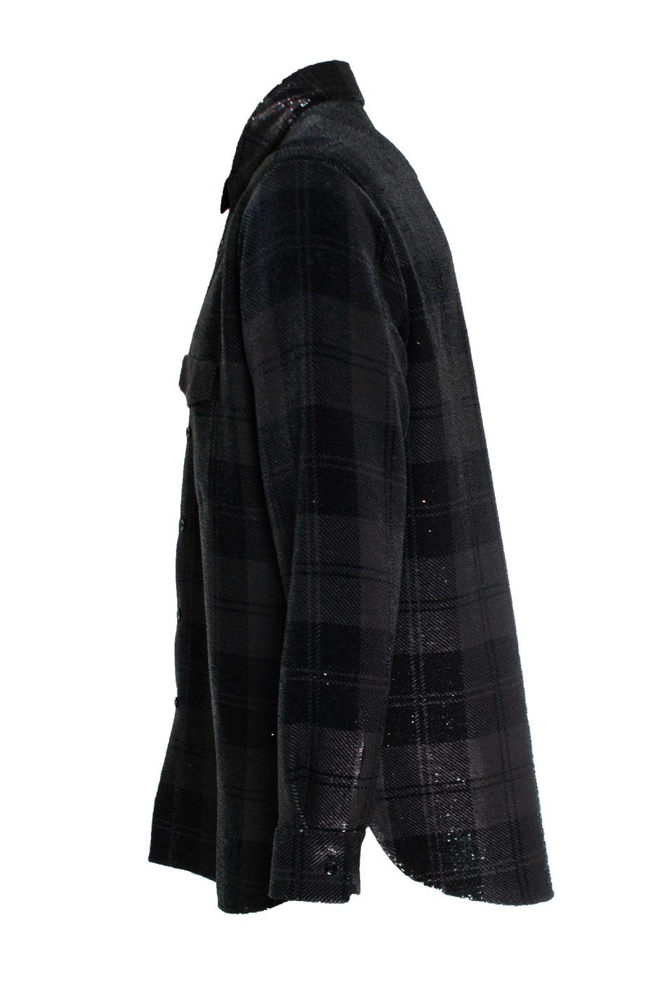 Saint Laurent Paris Saint Laurent, Checkered full sequins shirt 2018 Size US M / EU 48-50 / 2 - 4 Thumbnail