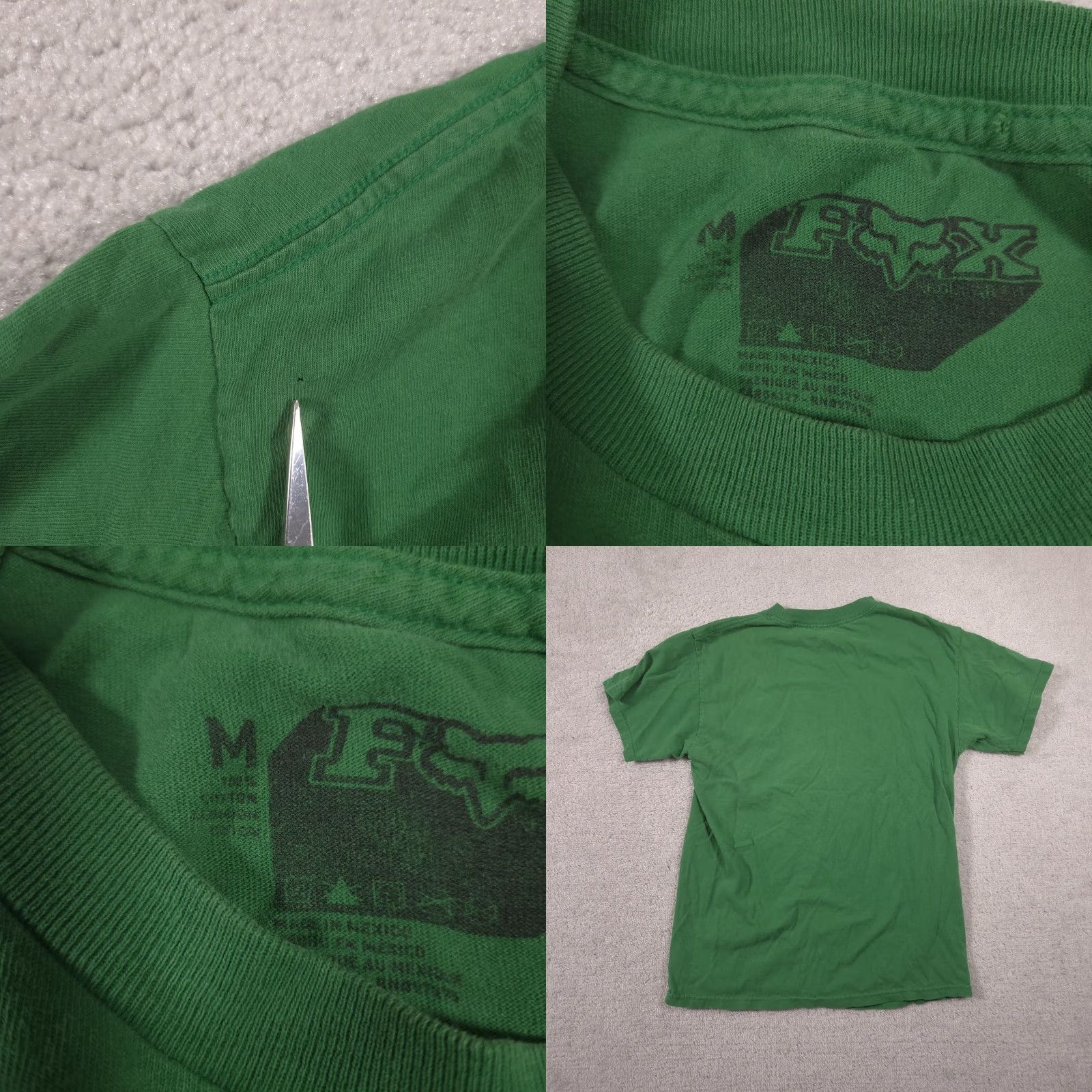 Fox Racing Fox Racing Shirt Mens M Green Logo Graphic Tee Crewneck Casual Size US M / EU 48-50 / 2 - 9 Thumbnail